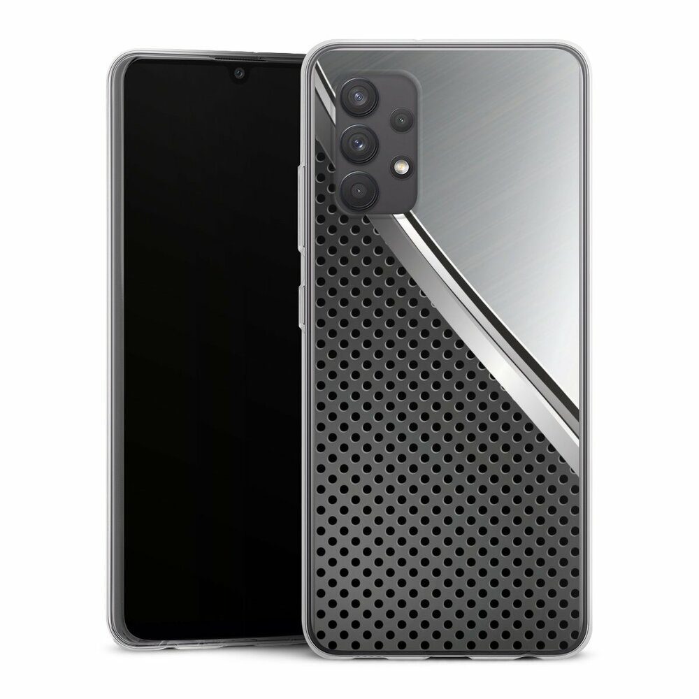 Handyhülle Carbon Stahl Metall Duo Metal Surface
