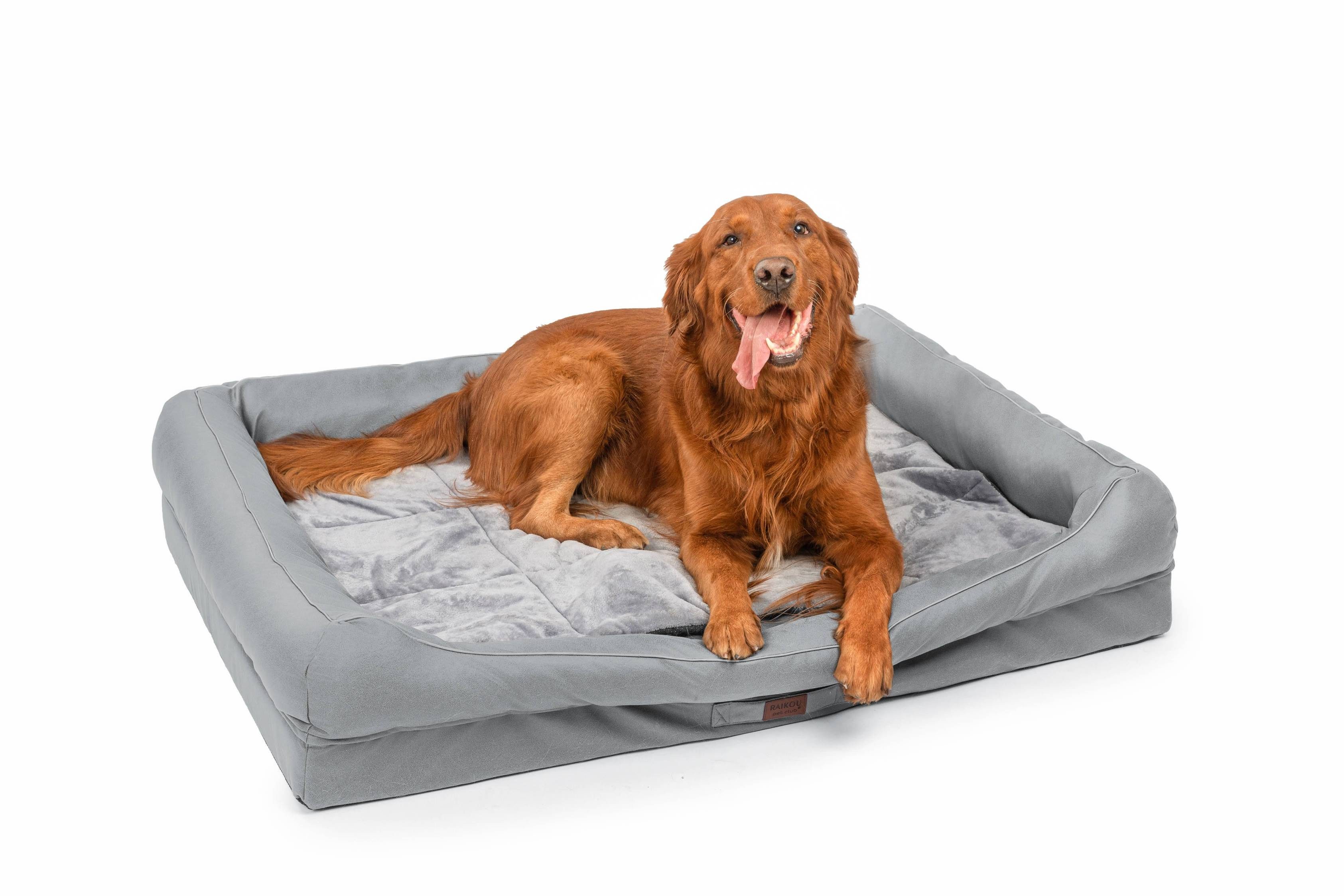 RAIKOU Hundematte Hundebett mit Abnehmbarem Kissen, Schlafplatz Hundesofa T günstig online kaufen