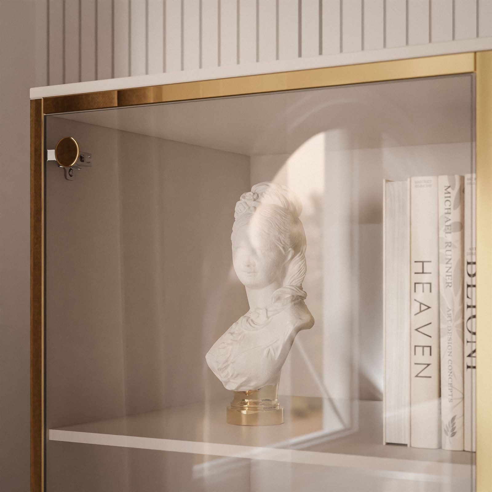Lookway Glasvitrine AURORA KASZMIR mit LED-Beleuchtung Breite: 45 cm – Bild 5 von 5