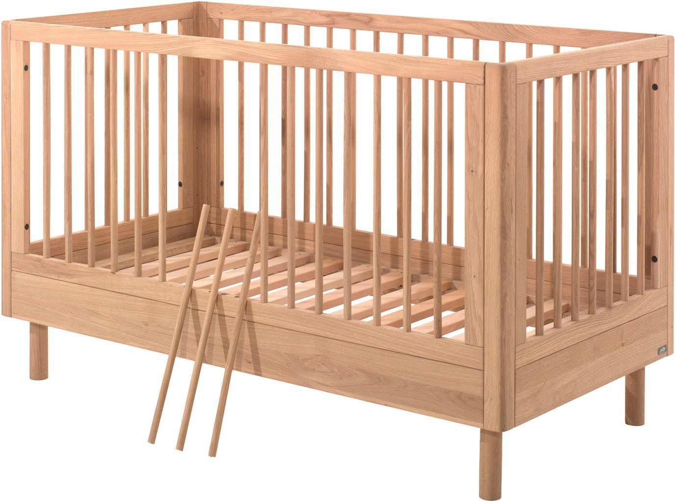 Babybett hochwertig, stabil gebaut, Made in Europe, Oberfläche geölt lt. EN71-3