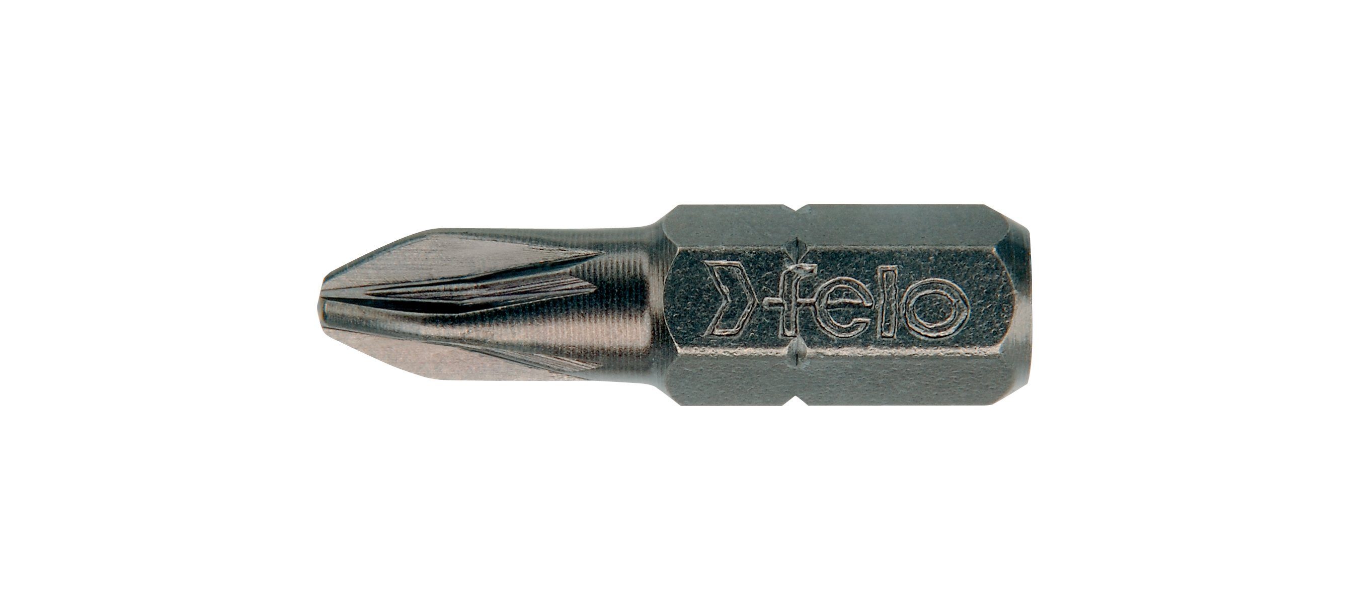 Felo Kreuzschlitz-Bit Felo Bit, Industrie C 6,3 x 25mm PZ 1 (100 Stück)