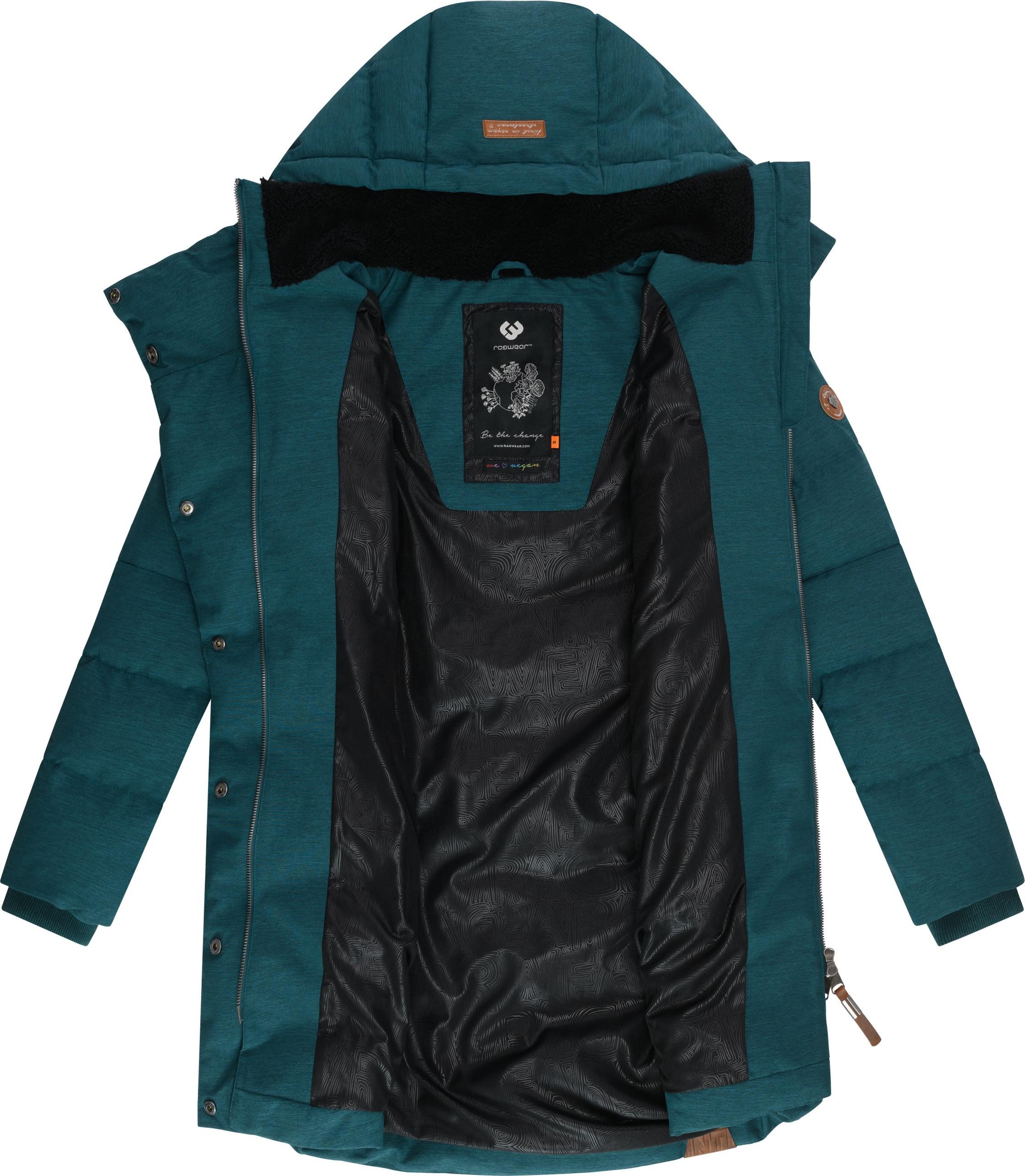 Ragwear Wintermantel Pavla stylischer Winterparka mit Teddyfutter und Kapuze – Bild 4 von 5