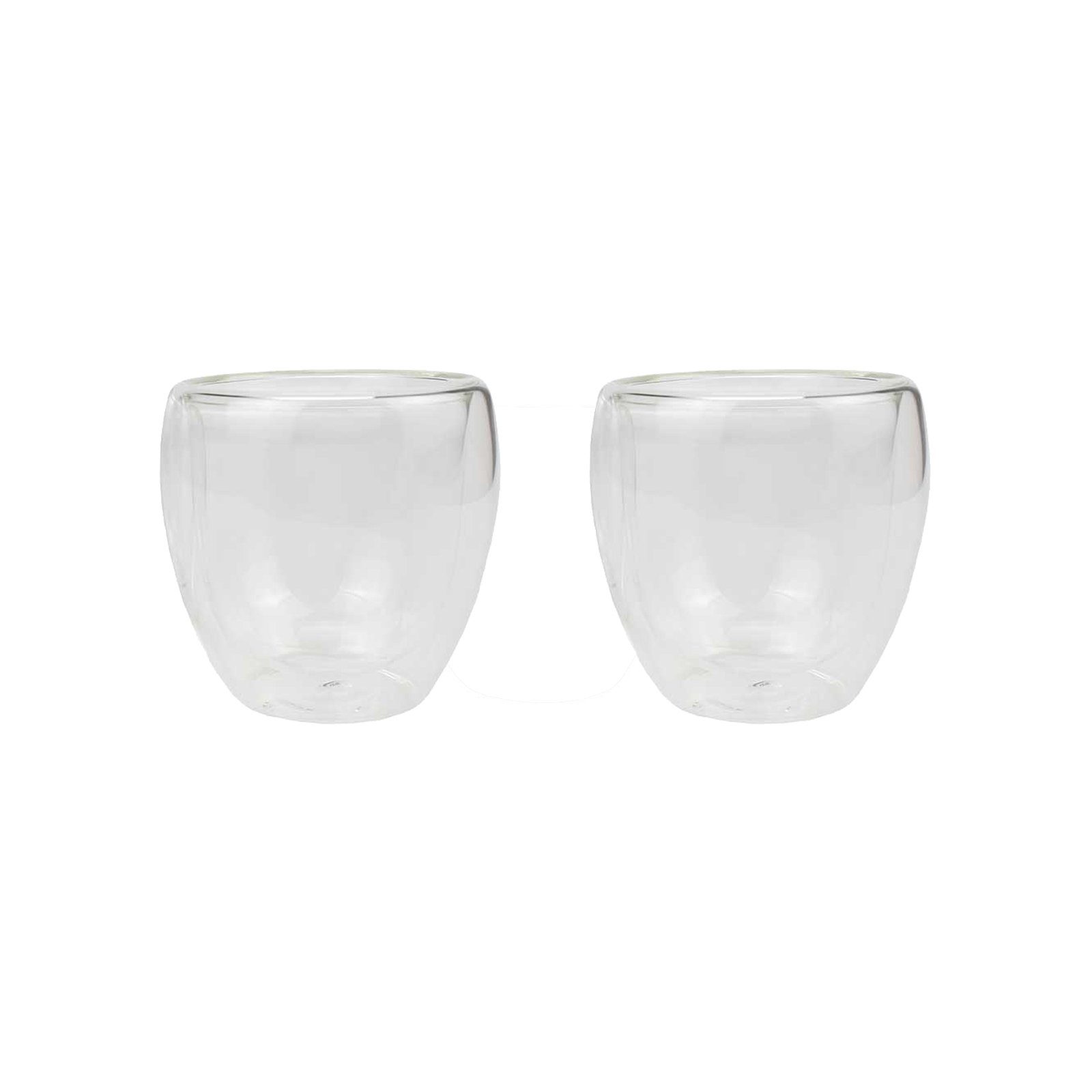 Neuetischkultur Thermotasse Café Crème-Glas doppelwandig 220 ml 2er-Set Jamila, Borosilikatglas