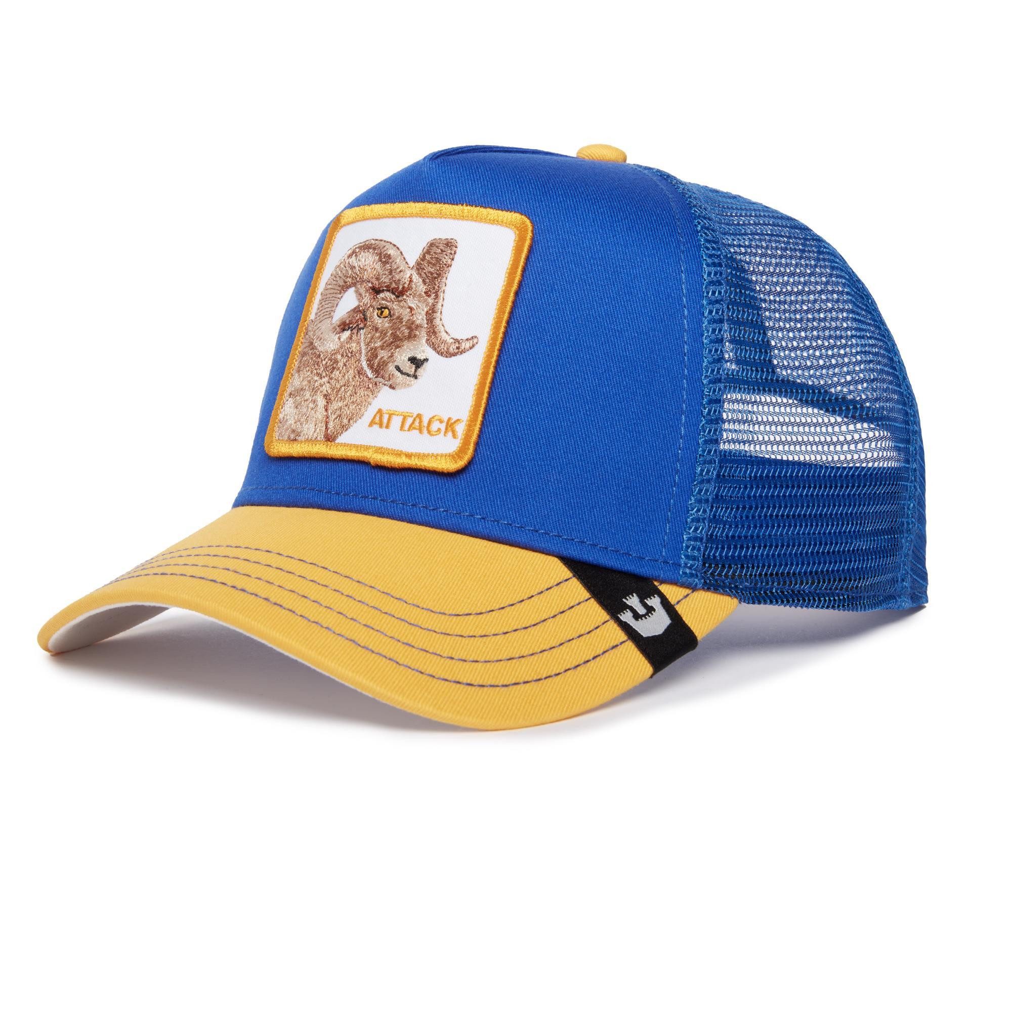 Trucker Cap Goorin Bros. The Attack Ram Fab Farm Trucker Cap Cobalt Blue