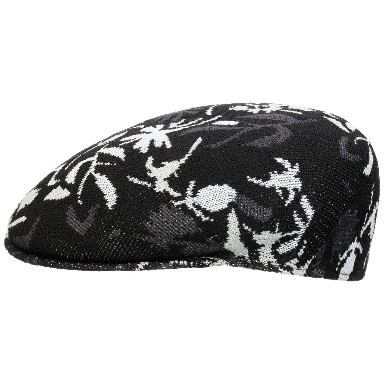 Flat Cap (1-St) Kangol mit schwarz Schirmmütze Schirm