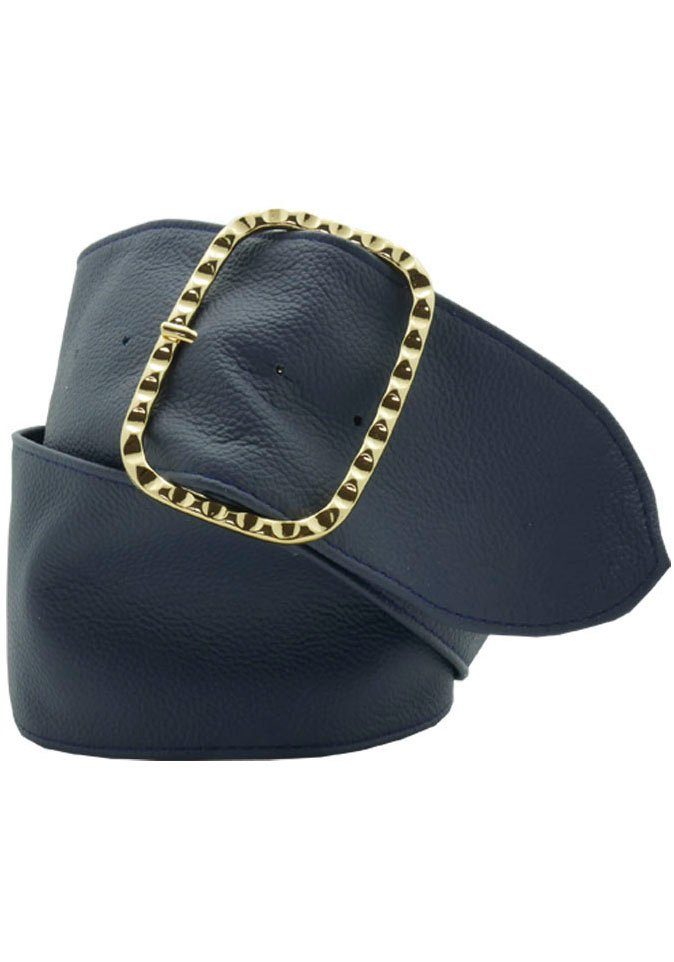 AnnaMatoni Taillengürtel Große goldfarbene Gürtelschließe