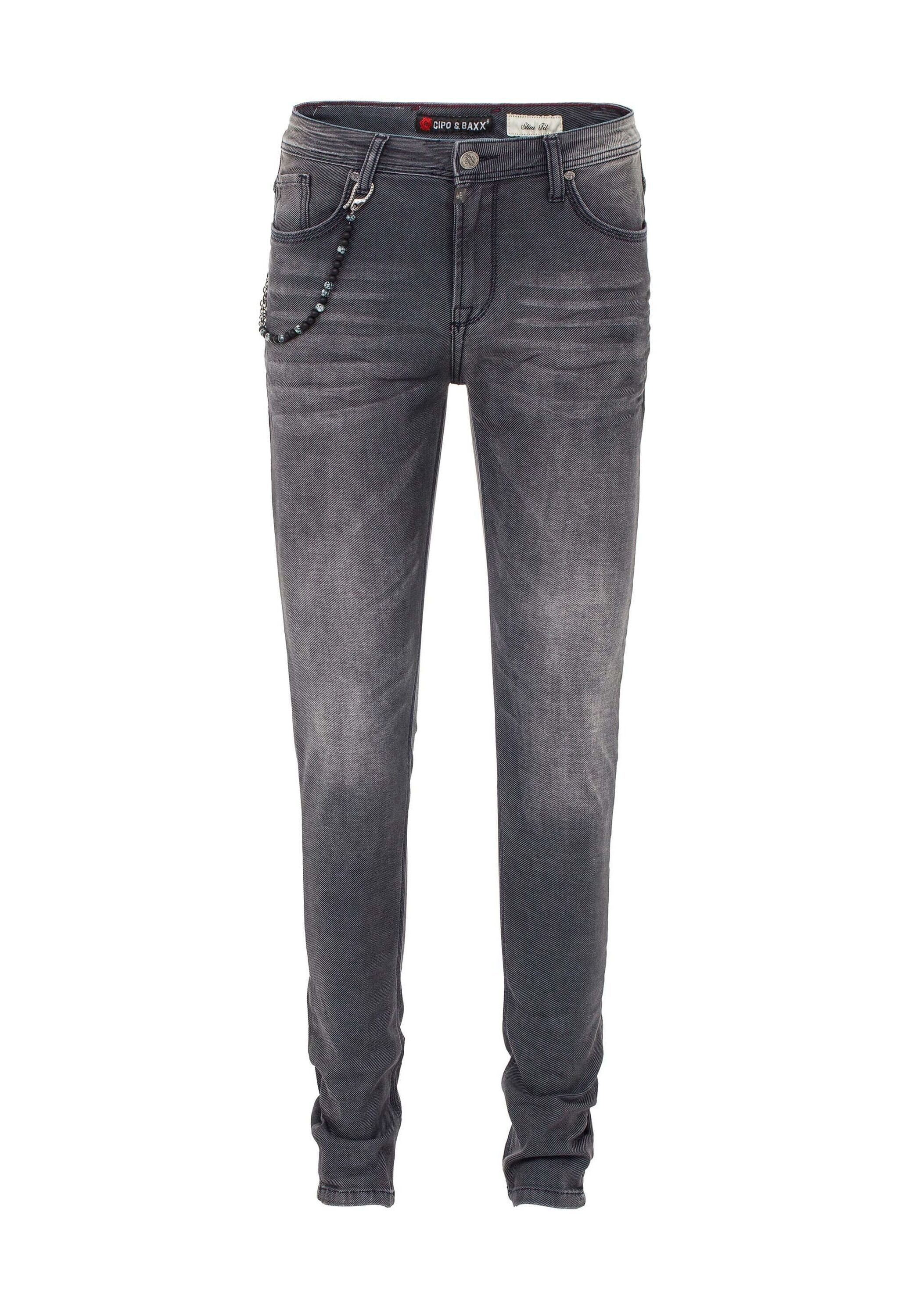 Cipo & Baxx Röhrenjeans "Jeans" mit Elasthanzusatz, CD374 günstig online kaufen