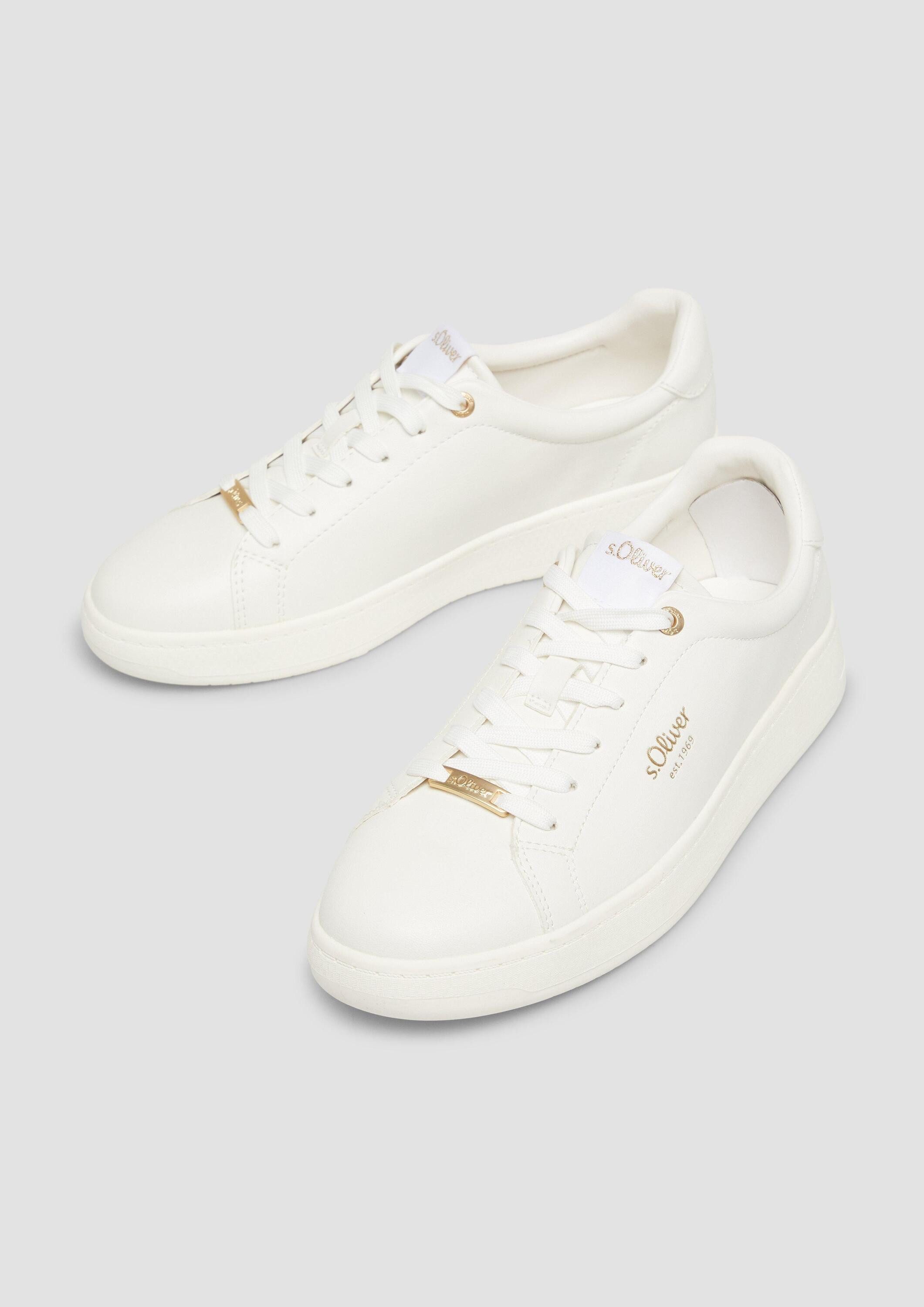 s.Oliver Sneakers Sneaker Sneaker mit Plateau-Sohle und Leo-Detail