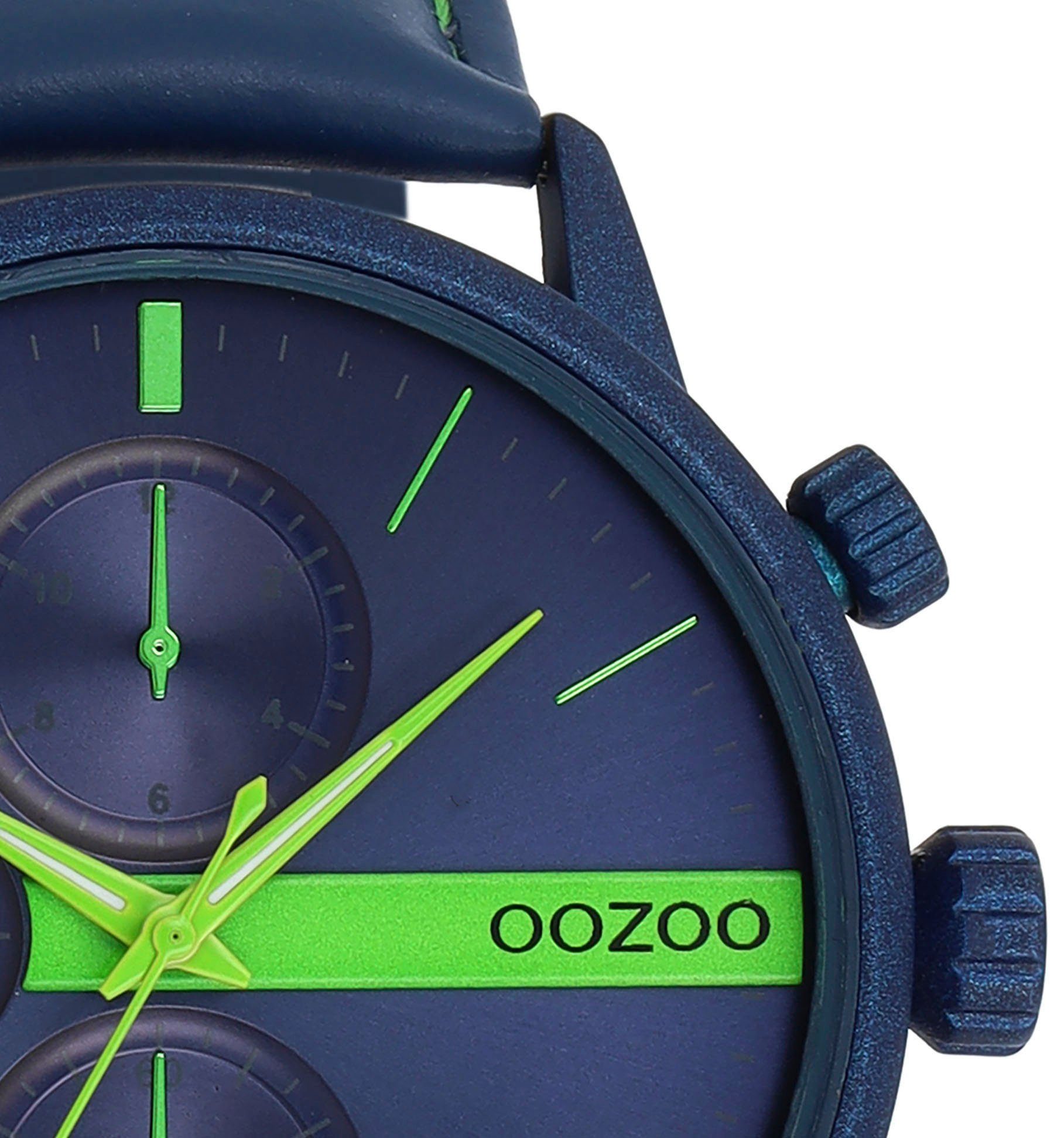 OOZOO Quarzuhr C11228, Armbanduhr, Herrenuhr, Lederarmband, günstig online kaufen