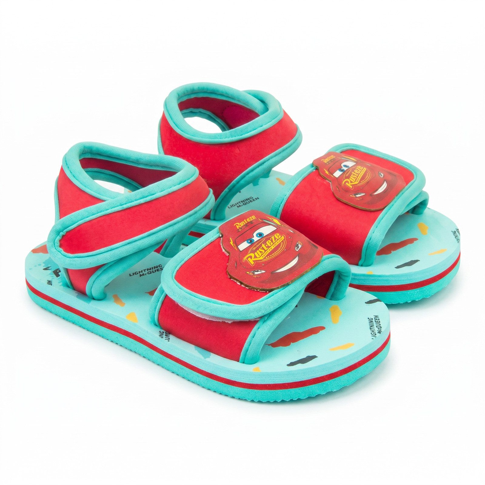 Disney Disney Cars Lightning Mc Queen Kinder Sandalen Latschen Gr. 22-24 Sandale