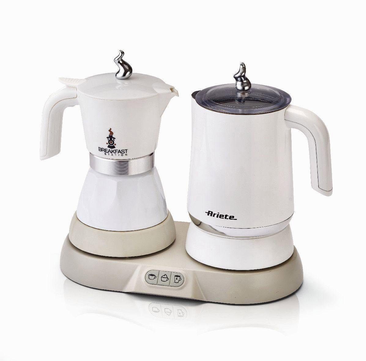 Ariete Кофеварка эспрессо 1344 Breakfast Station, Кофеварка эспрессо, Milchaufschäumer und Wasserkocher
