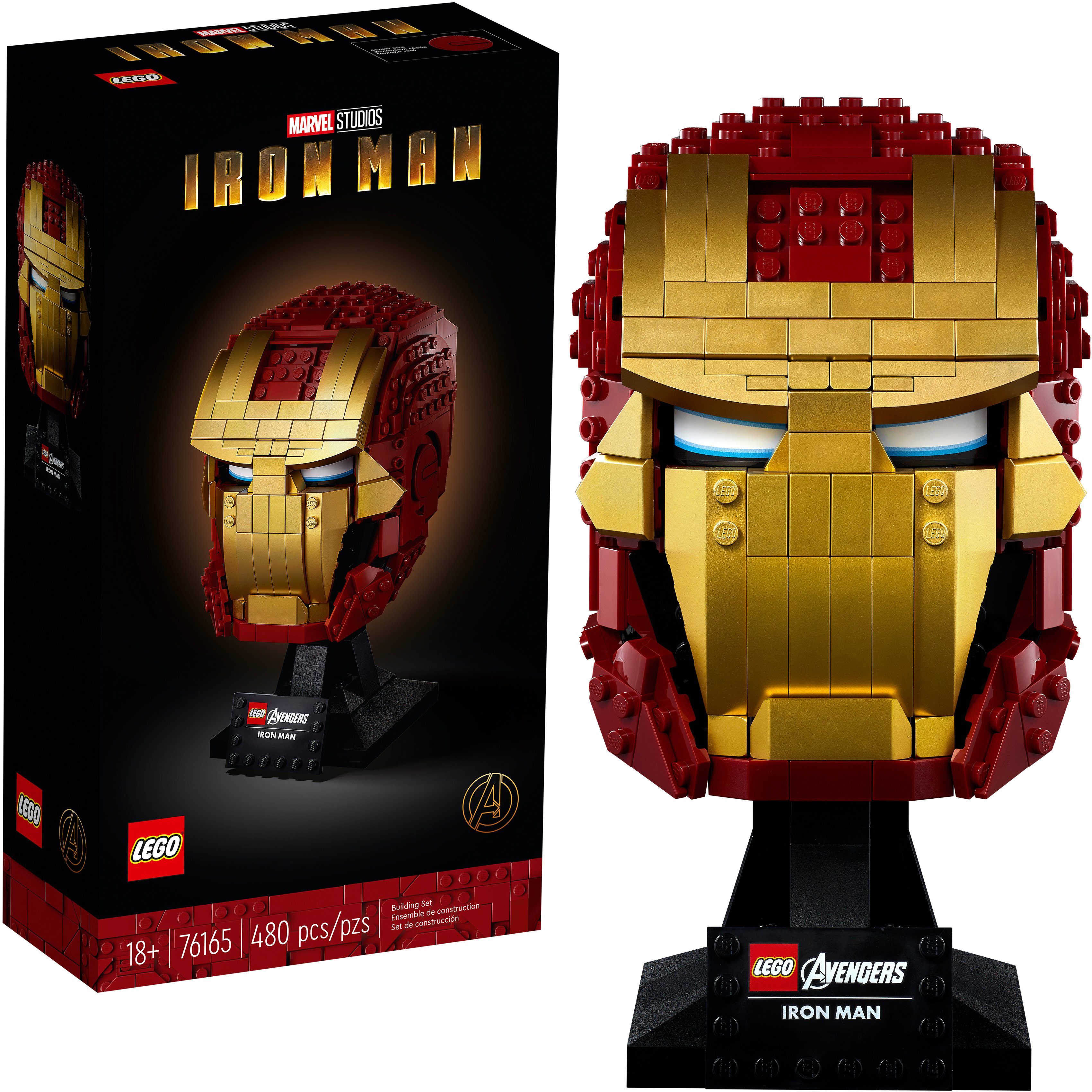 Image of LEGO® Konstruktionsspielsteine »Iron Mans Helm (76165), LEGO® Marvel Avengers Movie 4«, (480 St), Made in Europe