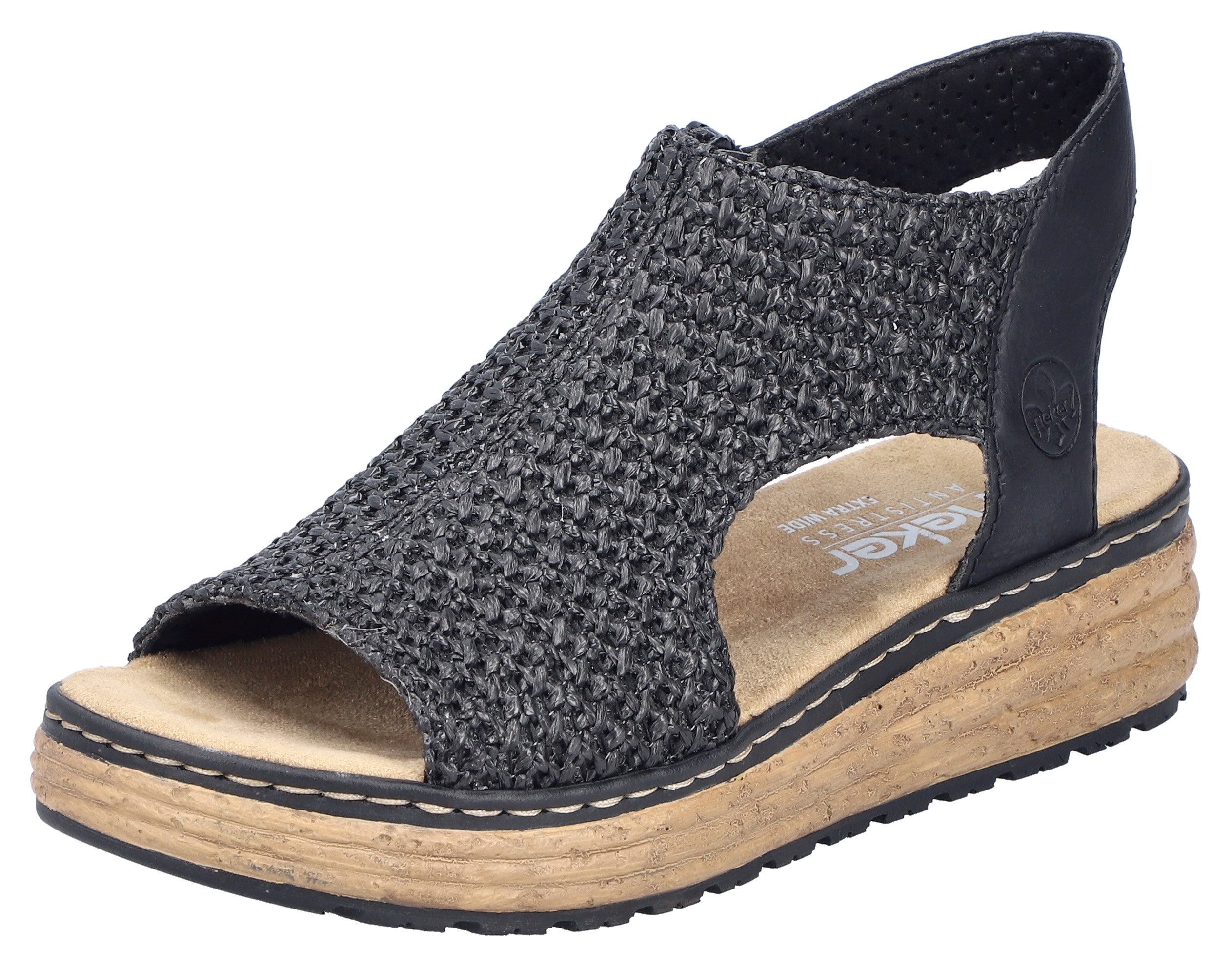 Rieker Plateausandale Sommerschuh, Sandalette, Urlaubschuh mit günstig online kaufen