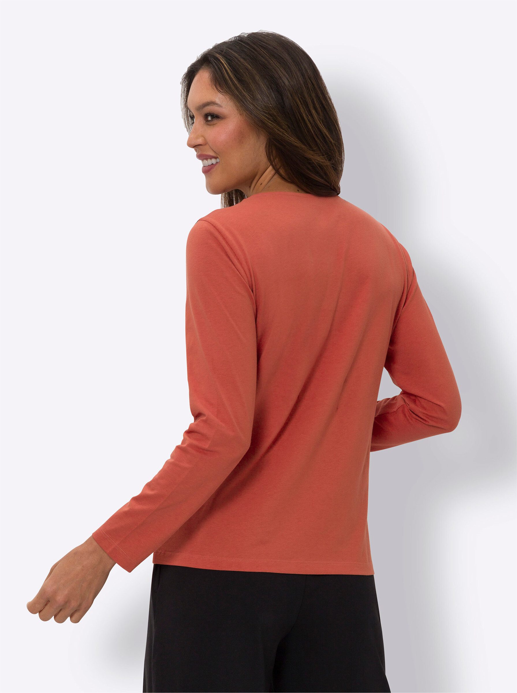 Sieh an! T-Shirt Langarmshirt . günstig online kaufen