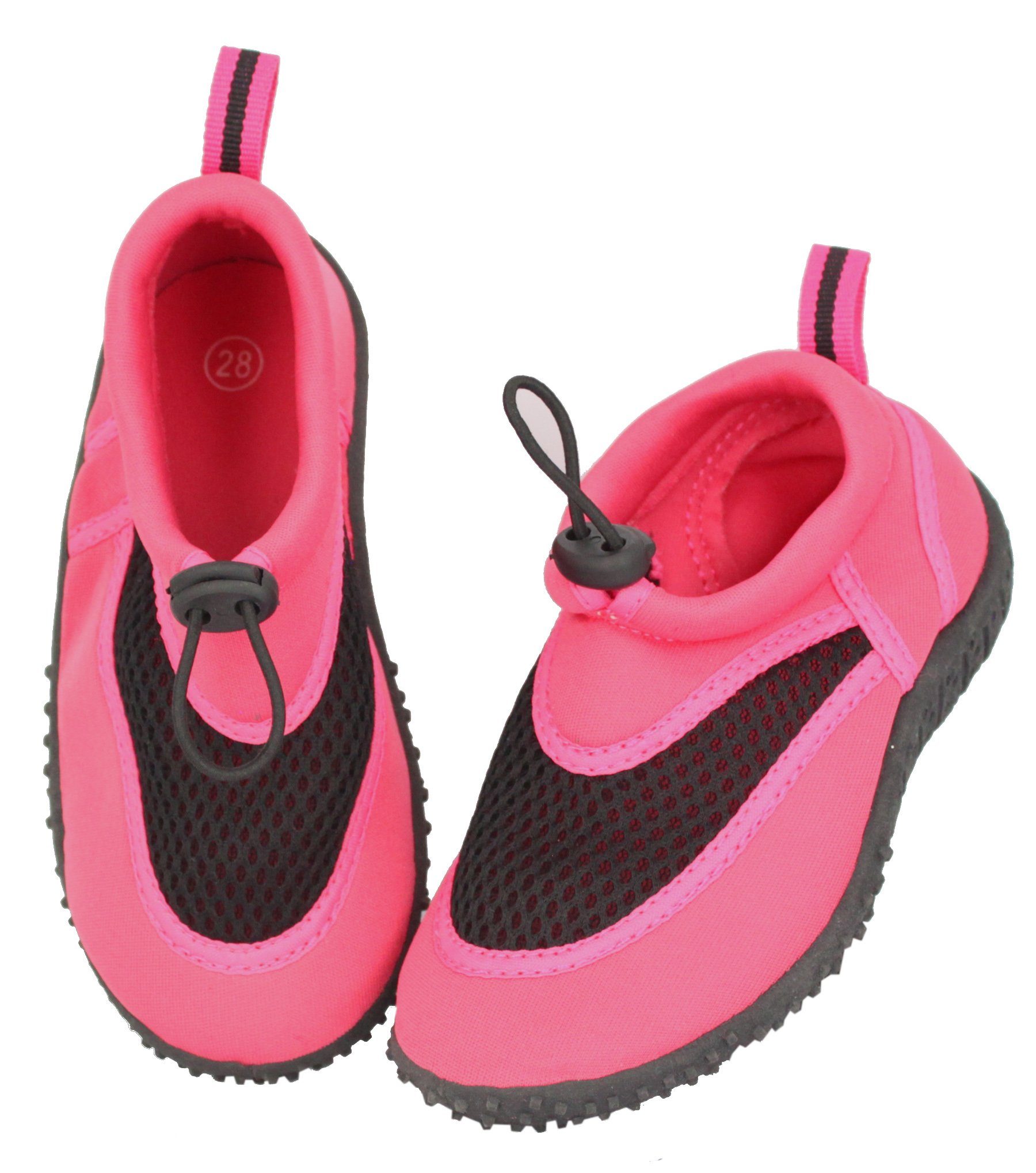 Beck Badeschuh Aqua Badeschuh (leichte, flexible, stabile Schuhe, für geschützte Füße an Pool und Strand) rutschfeste flexible Laufsohle, schnelltrocknend pink