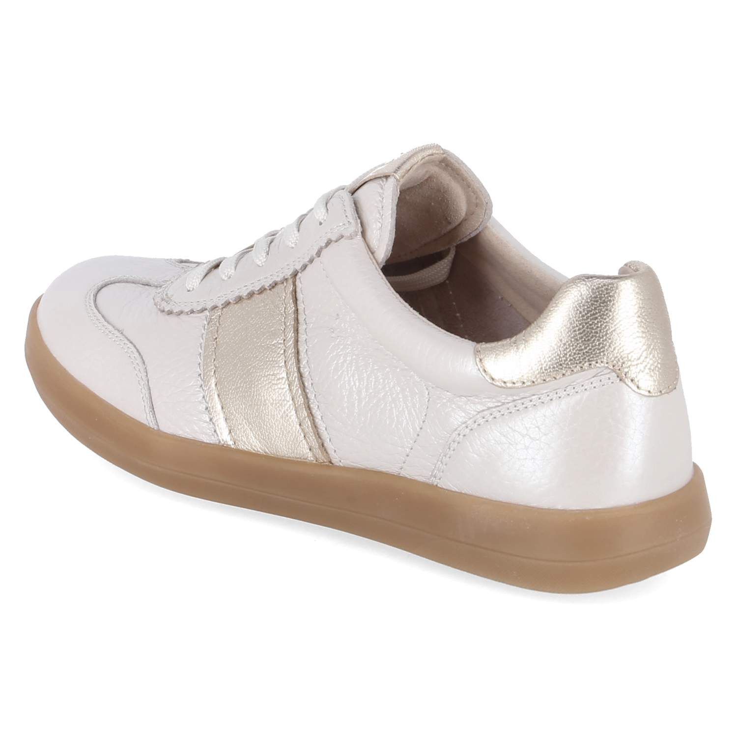 Caprice Caprice 9-23758-46-128 Damen Glattleder weiss Schnürschuh
