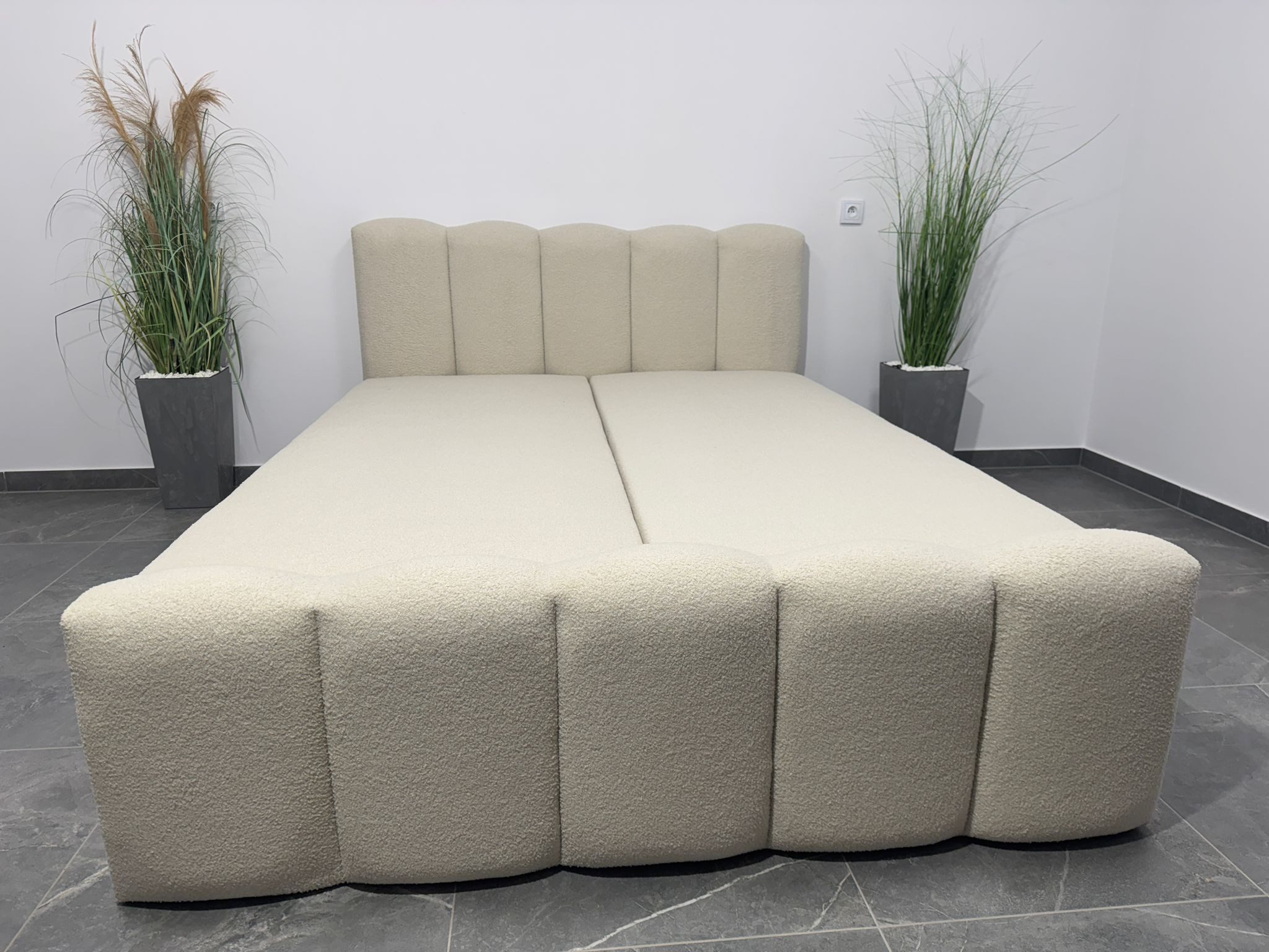 B&B Home Boxspringbett Boxbett Quelle 180 cm 200 cm (H3 Matratze Bonellfederung, Kopfteil, Bettkasten und Topper)