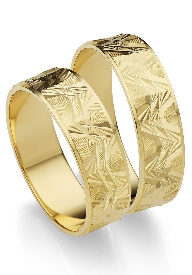 375 Ehering Schmuck Firetti Hochzeit Trauring Gold Geschenk in Germany Made "LIEBE",