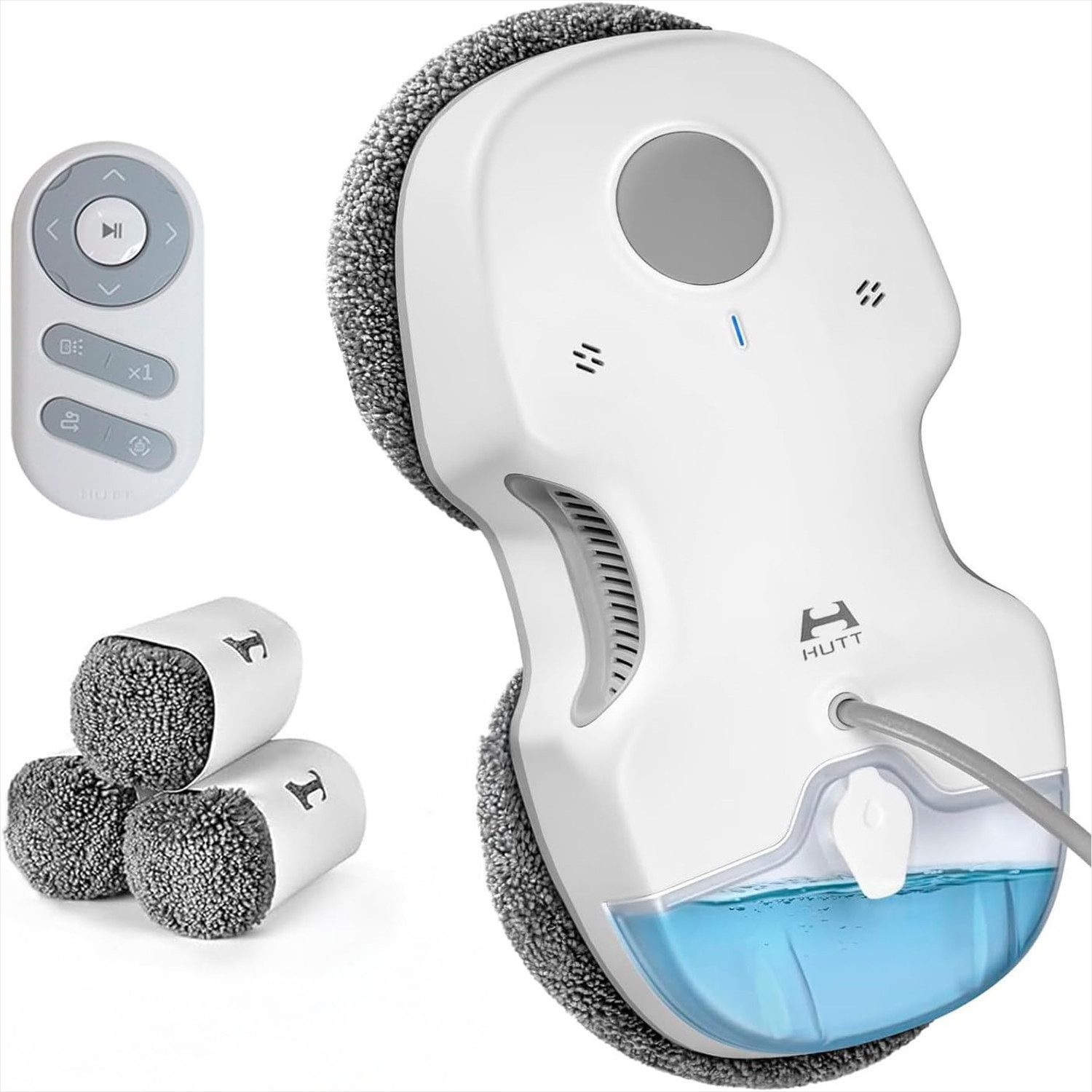 HUTT Fensterputzroboter S7 Fensterputzroboter mit Sprühfunktion, 80ml tank, HUTTHINK 5.0, mit Sprühfunktion, 5500Pa,HUTTHINK 5.0 Intelligente Frequenzsteuerung