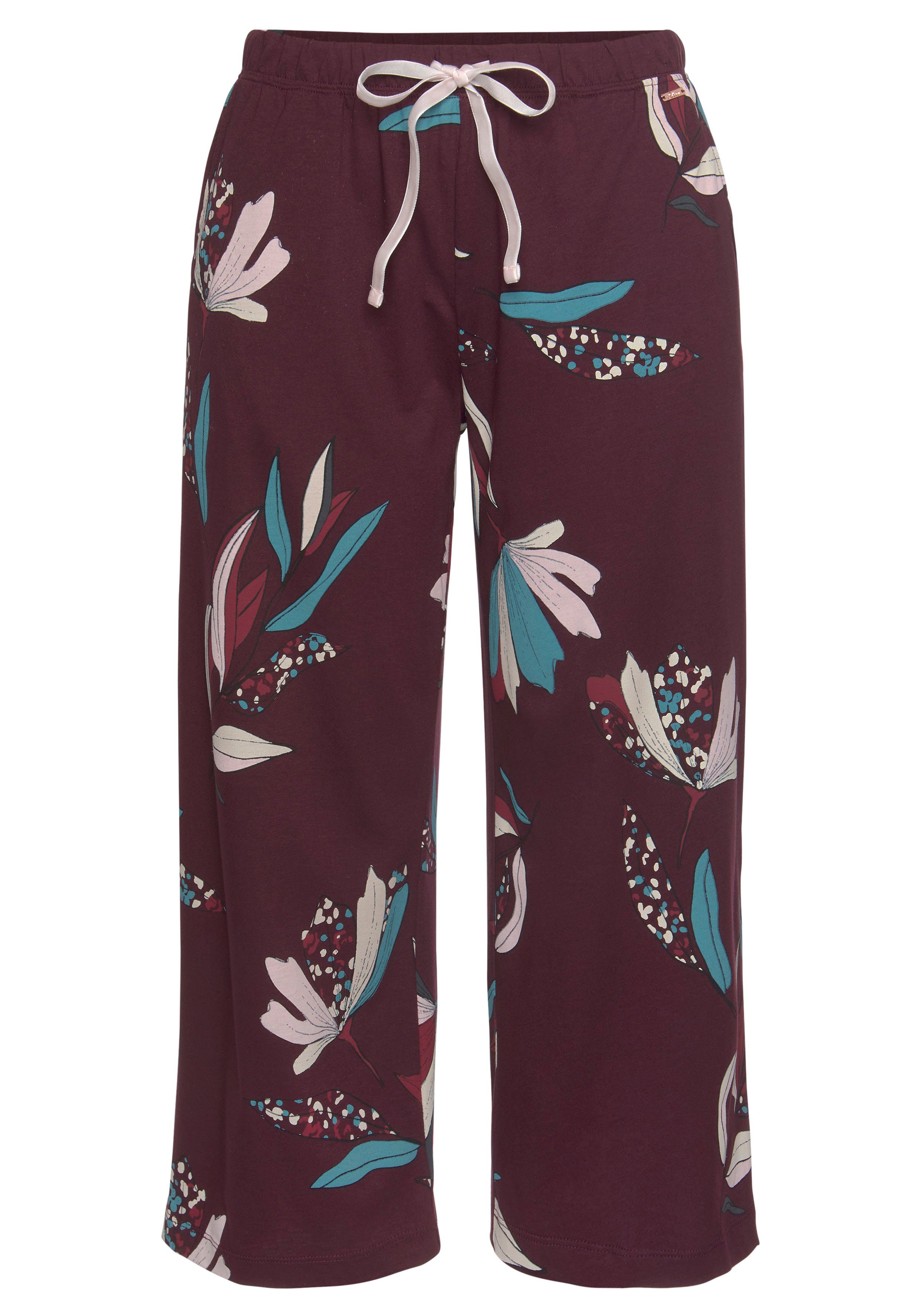 s.Oliver Pyjamahose, mit Allover-Druck günstig online kaufen