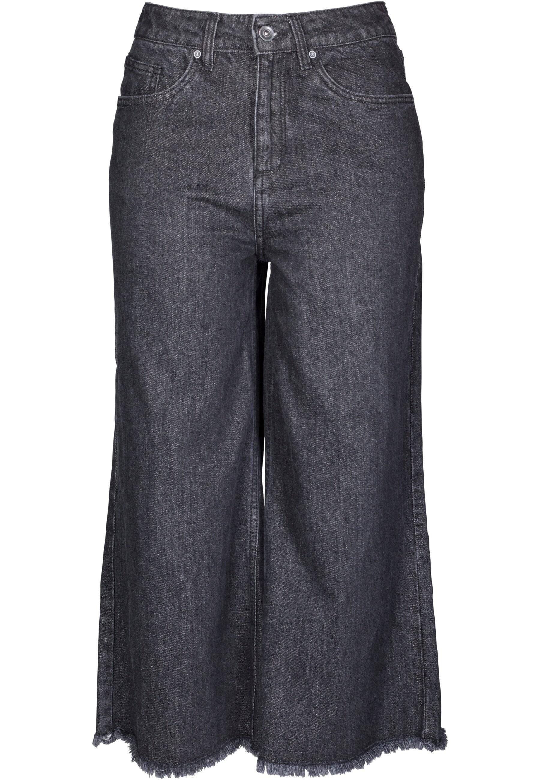 Bequeme Jeans Urban Classics Damen Ladies Denim Culotte