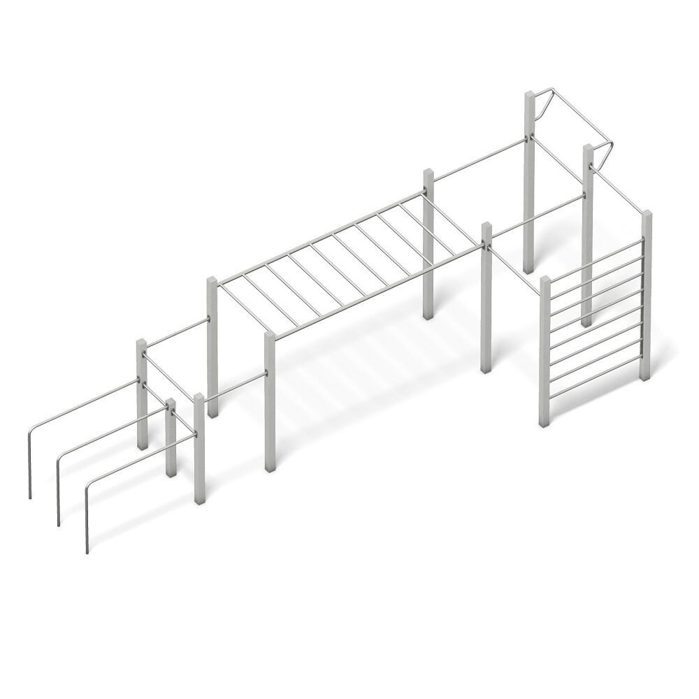 Kraftstation Calisthenics-Anlage Hyper Crazy-Bars