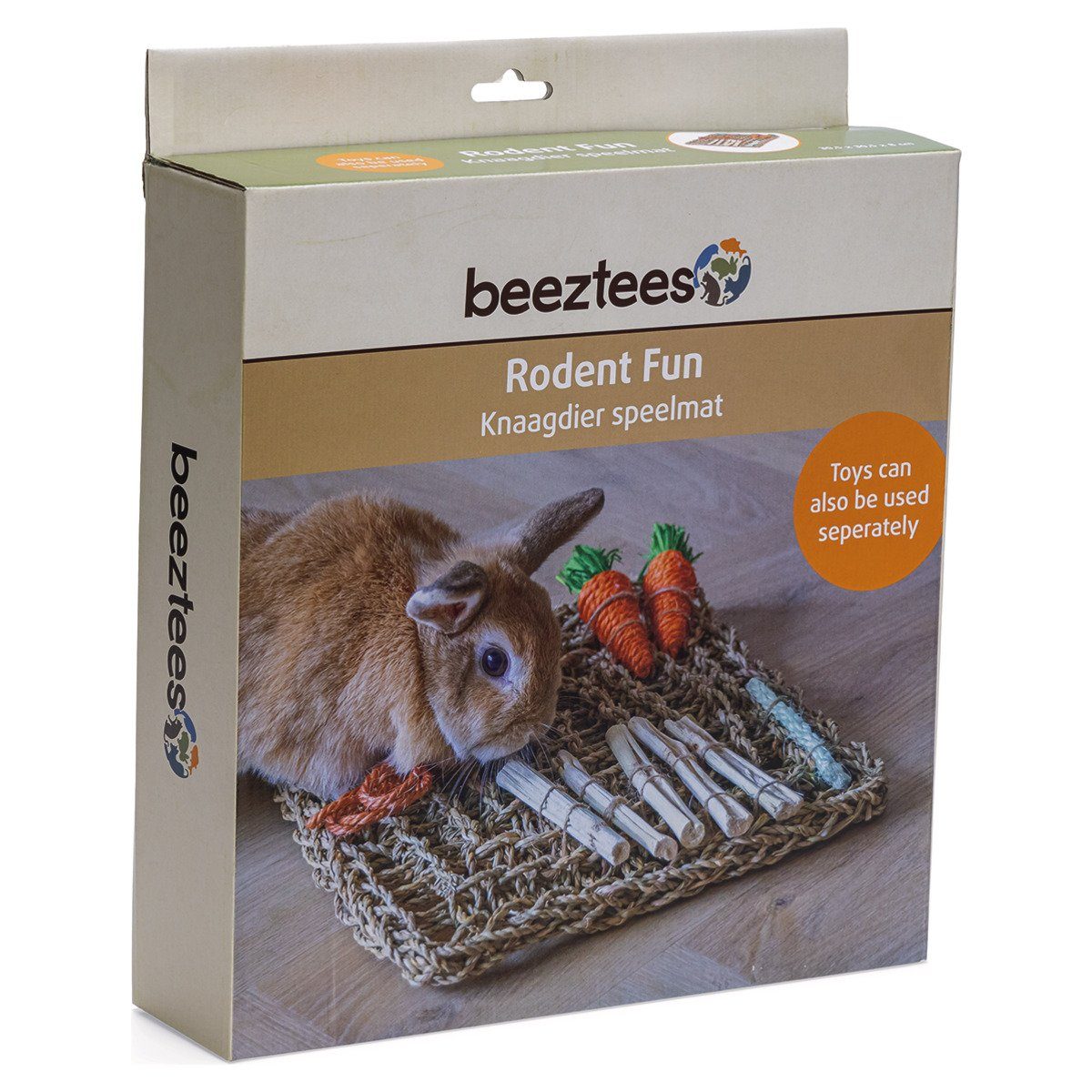 Beeztees Tier-Intelligenzspielzeug Spielmatte natur für Nager günstig online kaufen