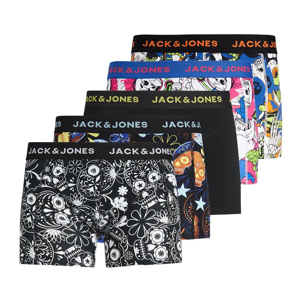 Jack & Jones Boxershorts JACK & JONES Herren 5er Pack Boxershorts S M L XL XXL 5er Pack #MIX2