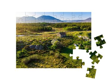 puzzleYOU Puzzle Steincottage in Connemara, Irland, 48 Puzzleteile, puzzleYOU-Kollektionen Irland