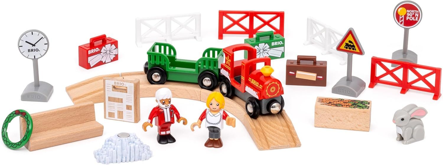BRIO® Spielzeug-Adventskalender 36100 Zugset Eisenbahn Zubehör