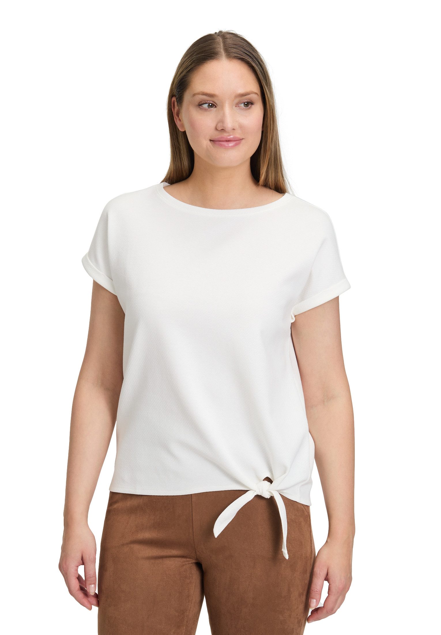 Betty Barclay Kurzarmshirt Damen Halbarm-Shirt mit Schleifenknoten (1-tlg) günstig online kaufen
