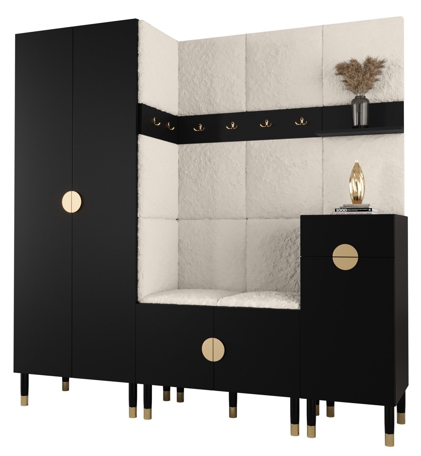 ABIKS MÖBEL Kompaktgarderobe PALERMO Set 1 günstig online kaufen
