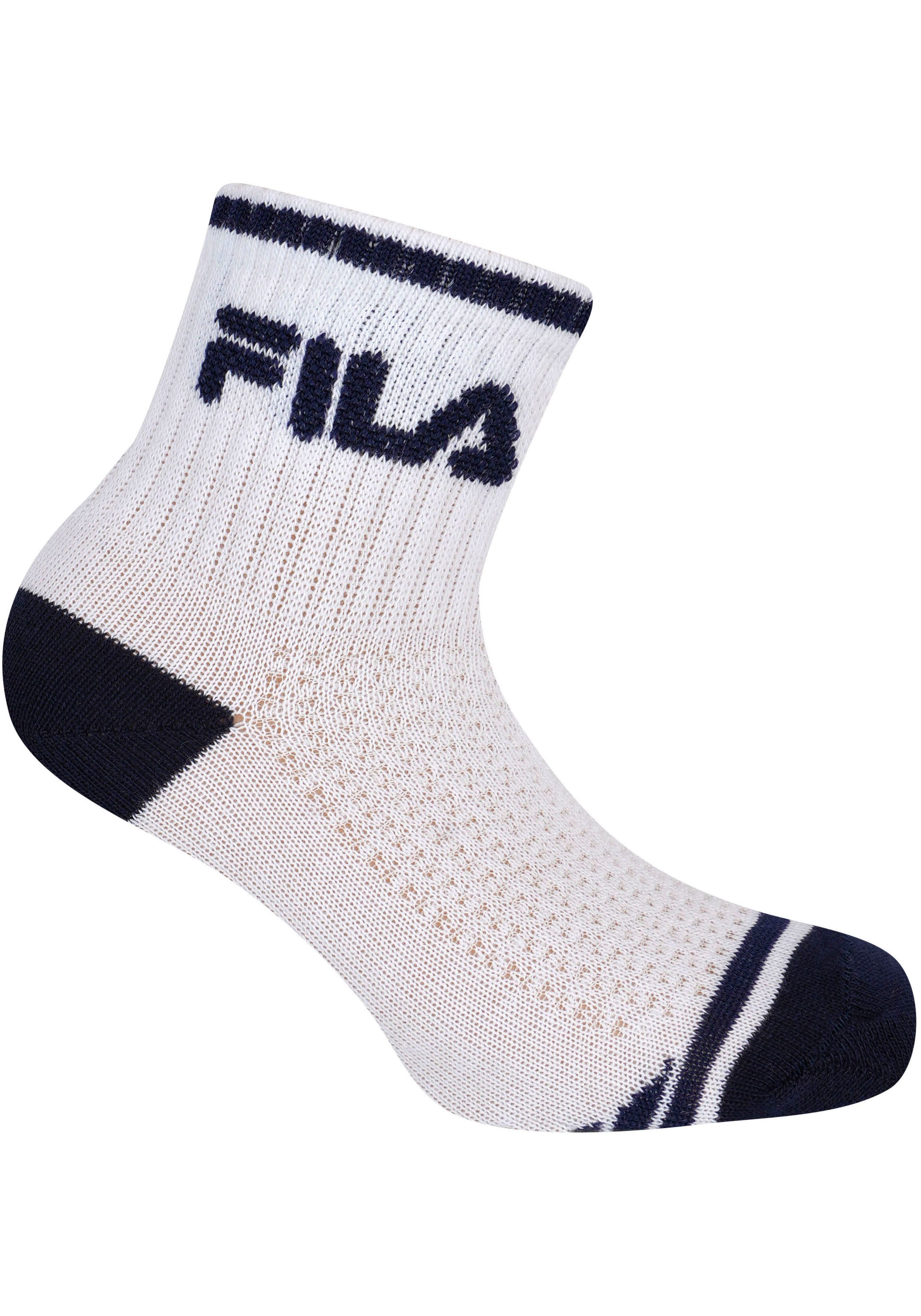 Fila Kurzsocken JUNIOR BOY QUARTER SOCKS (6-Paar) mit verstärkter Ferse und Spitze – Bild 3 von 5