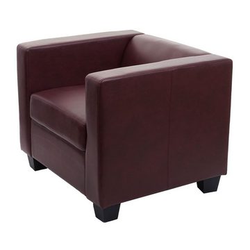 MCW Sessel Lille, Bequemes Polster, Lounge-Stil, Kunststofffüße, Hohe Standfestigkeit