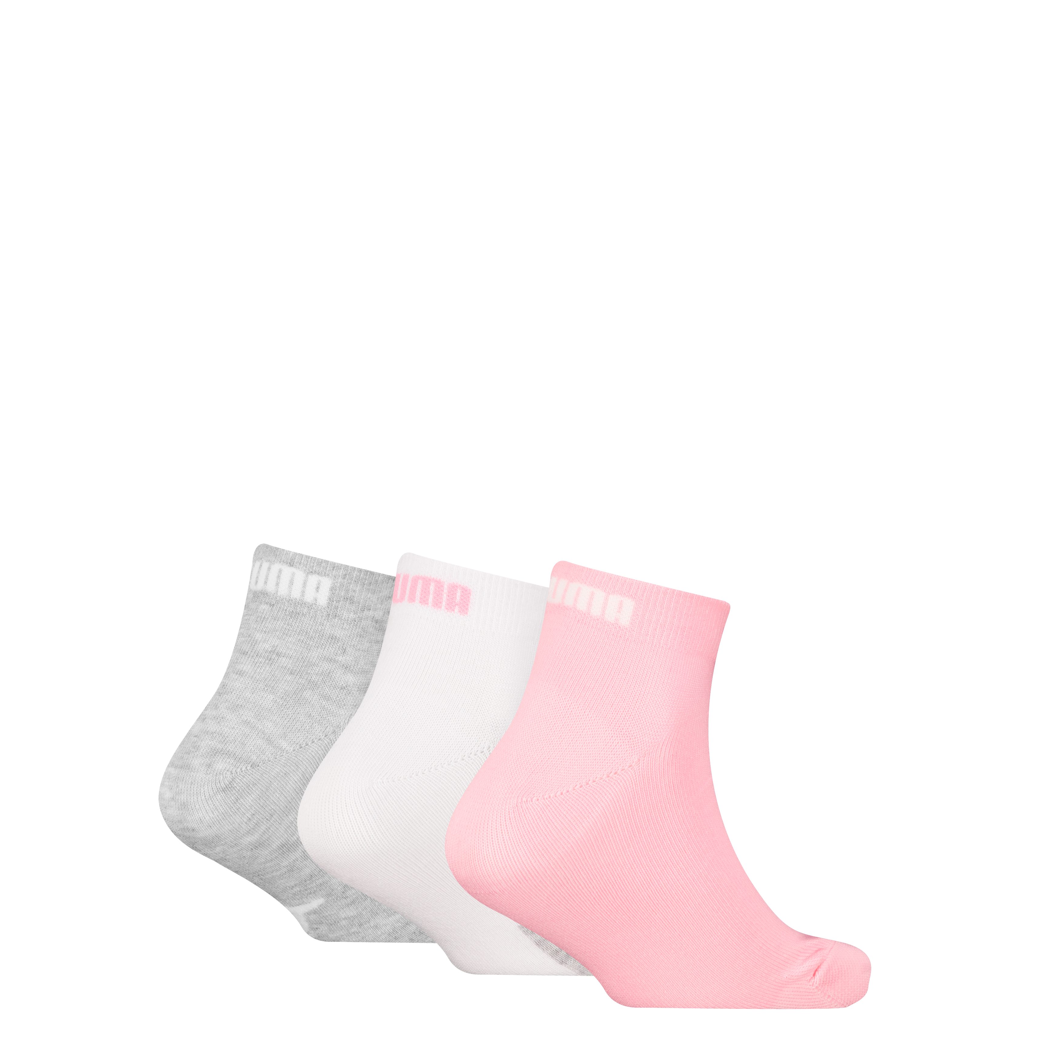 PUMA Kurzsocken PUMA KIDS BWT QUARTER 3P (3er-Pack) mit verstärkter Zehenkonstruktion