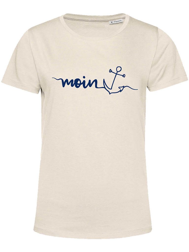 tomBrook T-Shirt Damen Kurzarm-Shirt mit Moin-Anker-Print günstig online kaufen