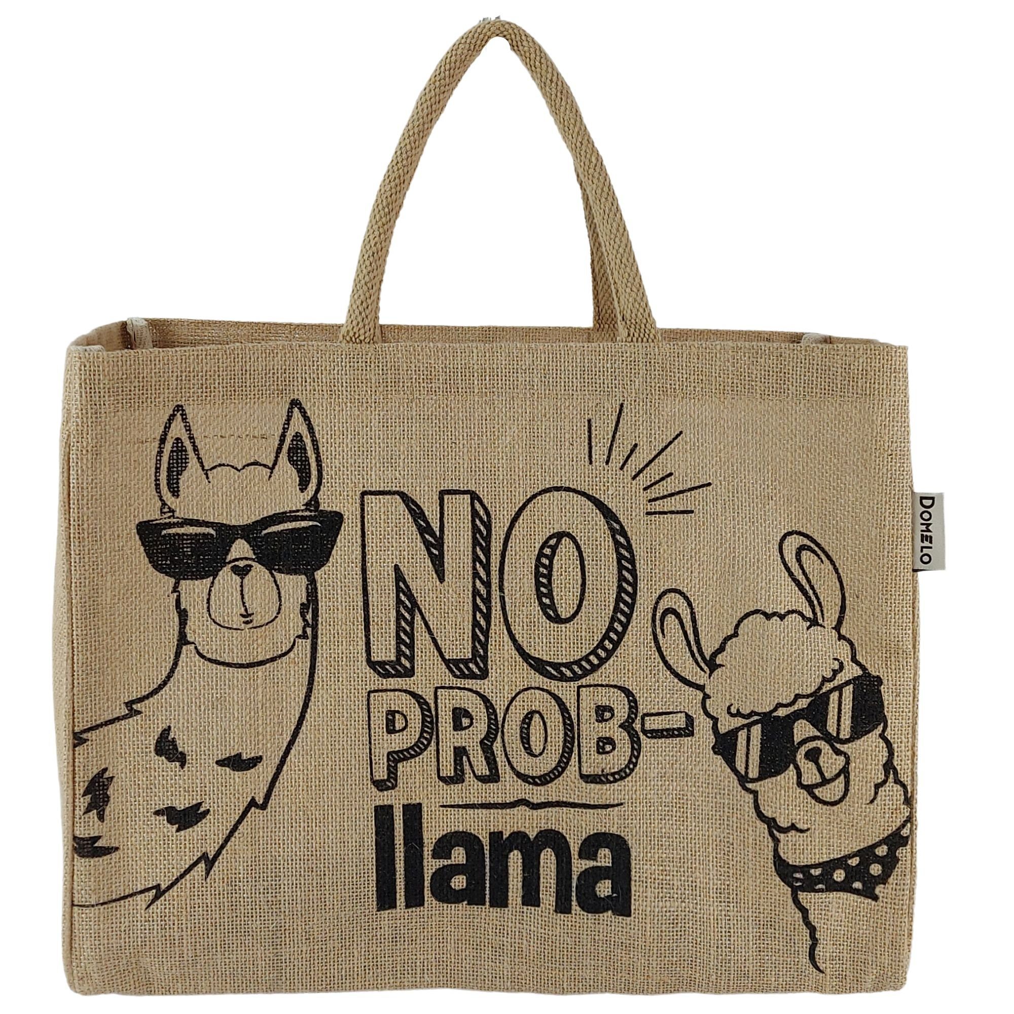 Domelo Einkaufskorb Jute Einkaufskorb, Vegan Einkaufstasche, günstig online kaufen