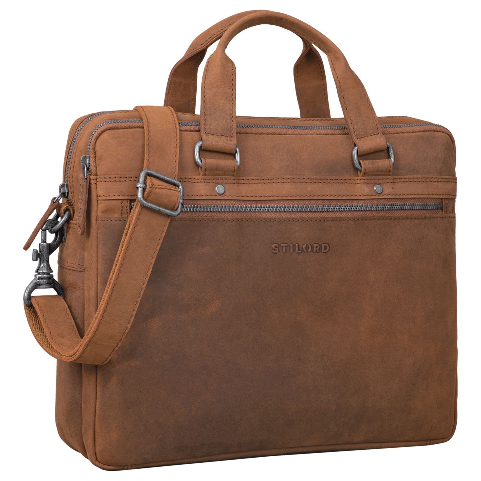 Laptoptasche "Brayson" Businesstasche 15 Zoll Leder