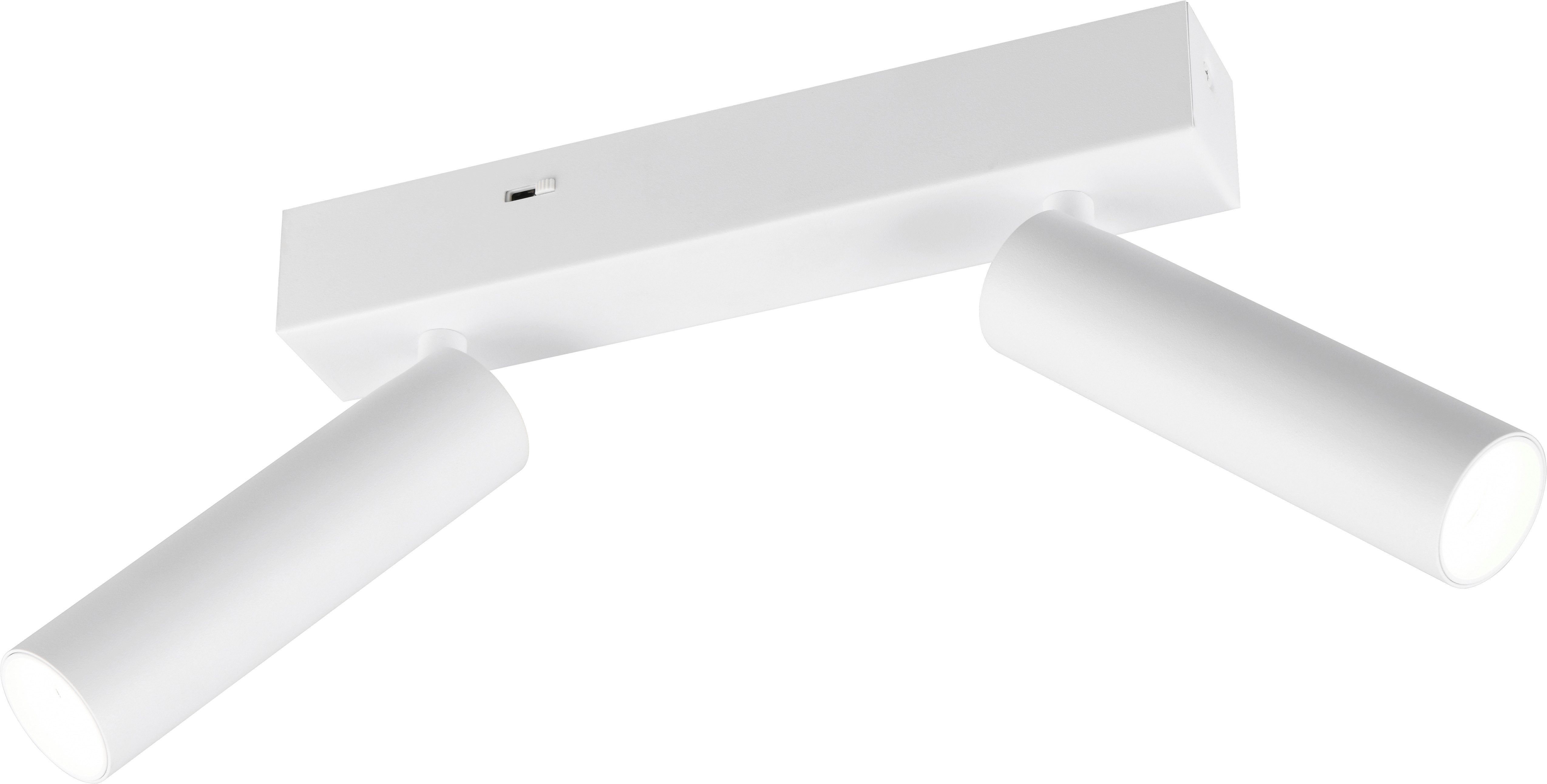 TRIO Leuchten LED Deckenstrahler AMBALA, LED Spot, 500 Lumen CCT 2300/3000/4000K, Dimmfunktion, mehrere Helligkeitsstufen, LED fest integriert, Farbwechsler, warmweiß - kaltweiß, in 3 Stufen dimmbar per Wandschalter, drehbar schwenkbar Spot