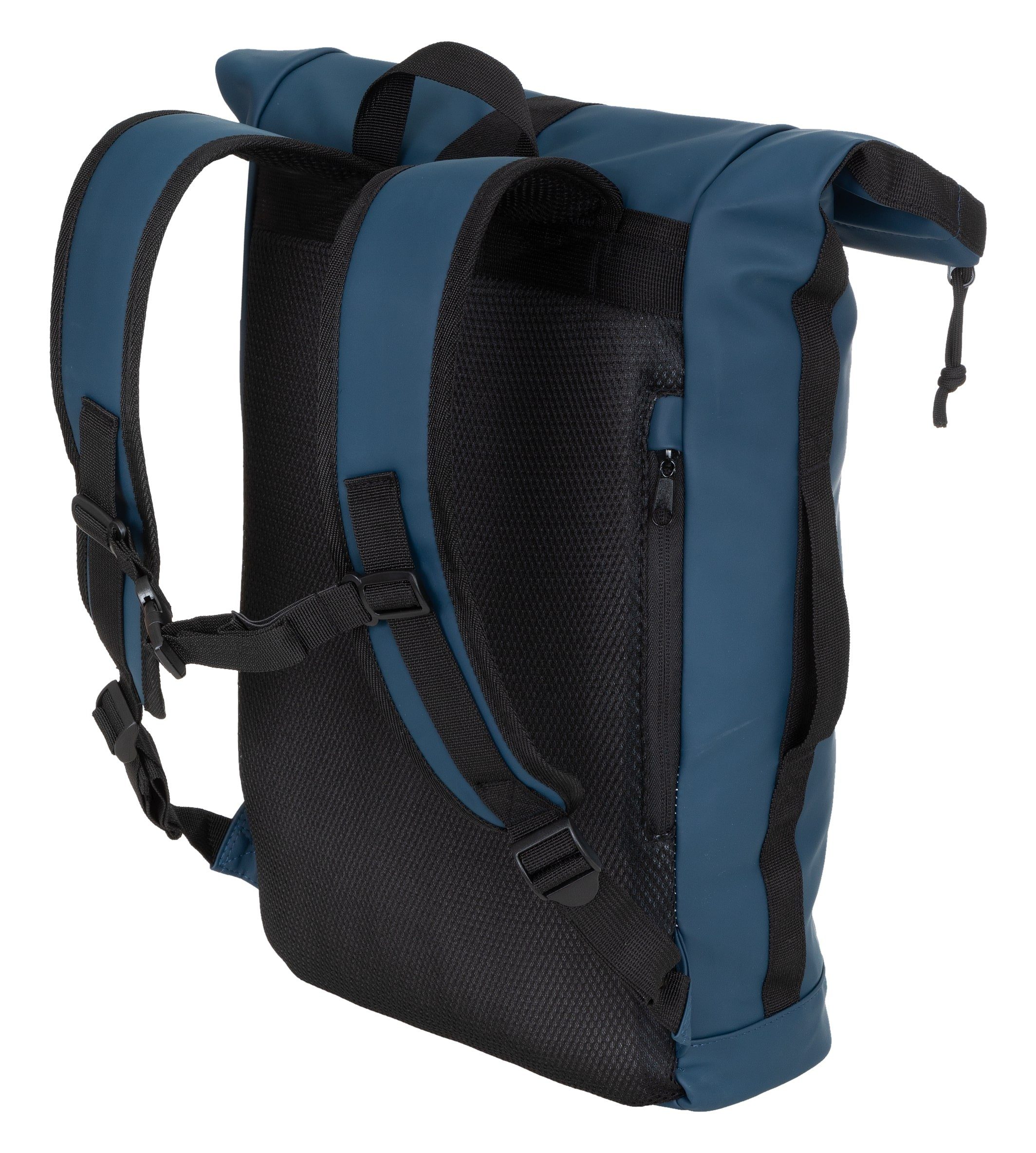 ELEPHANT Freizeitrucksack Time Bag aus Plane, Rucksack Laptoprucksack Daypack wasserabweisend + Trinkflasche