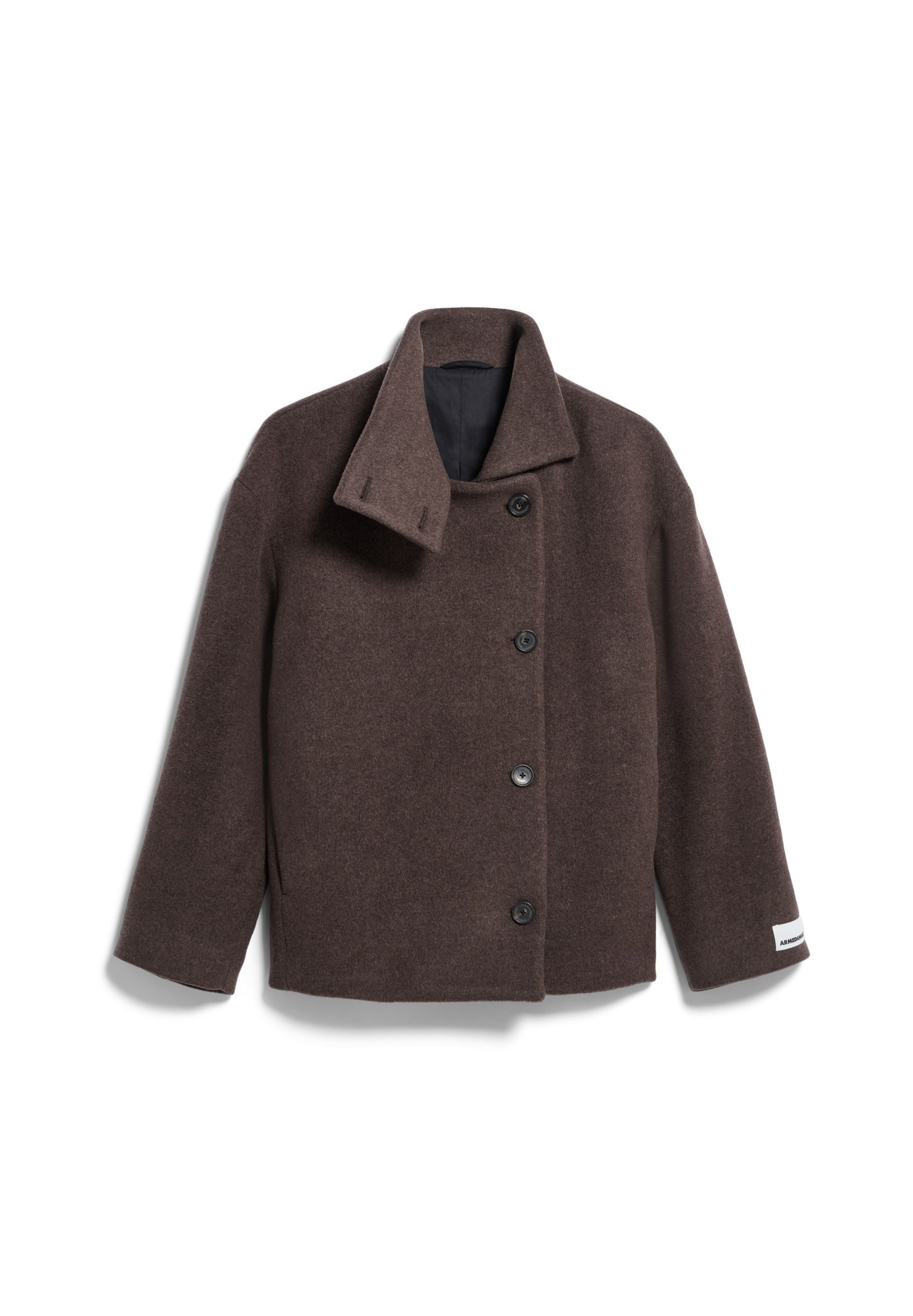 Armedangels Langmantel MAJELAA 100% recycelte Wolle 100% recycelte Wolle