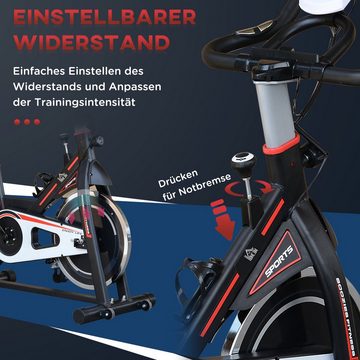 HOMCOM Heimtrainer Heimtrainer, Heimtrainer Fahrrad