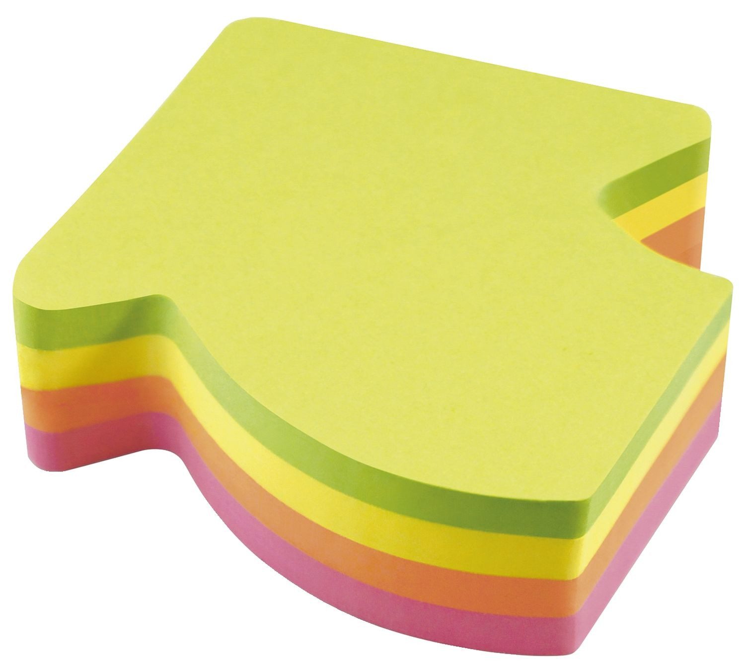 inFO Marker INFO 5827-39 (Arrow) Haftnotizblock - 70 x 70 mm, 200 Pfeile, sortiert