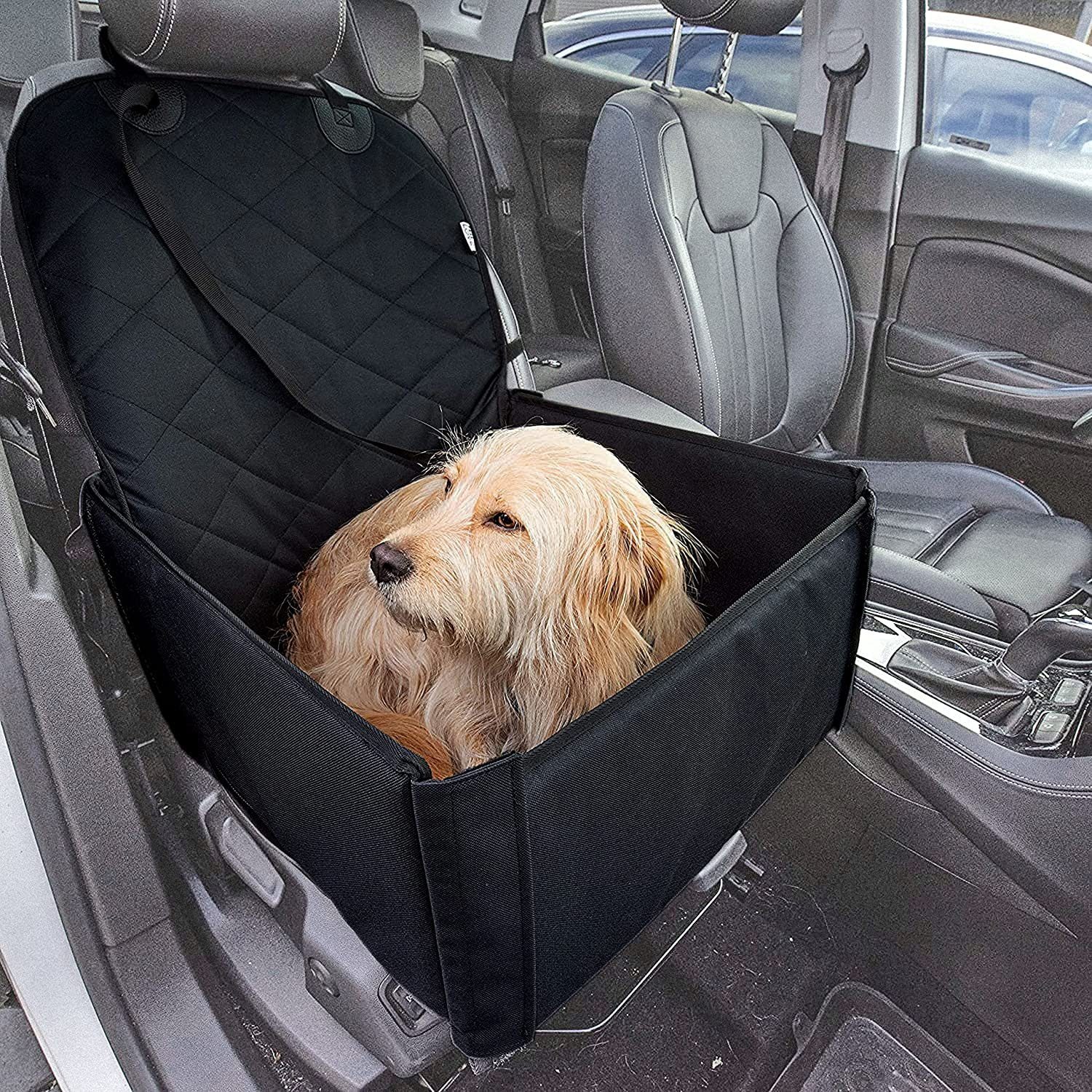 riijk Tiertransporttasche Auto - Hundesitz bis 12,00 kg, Hunde