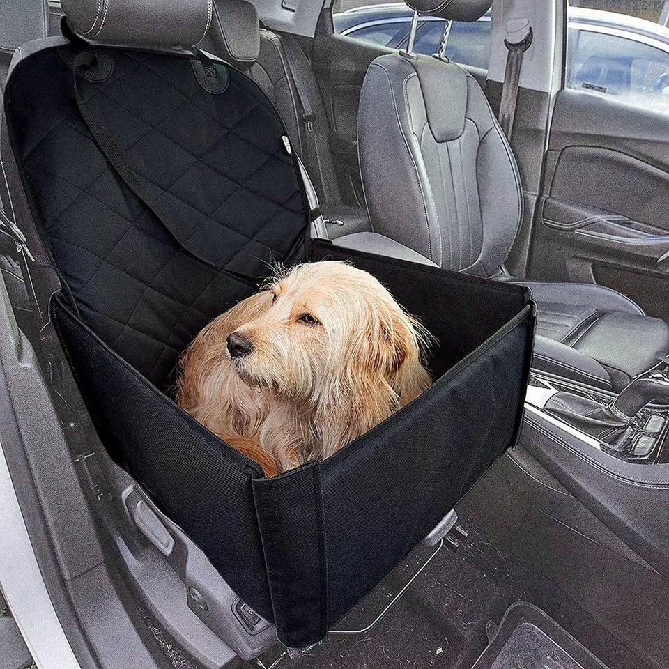 riijk Tiertransporttasche Auto - Hundesitz bis 12,00 kg, Hunde Autositz für  kleine und mittelgroße Hunde