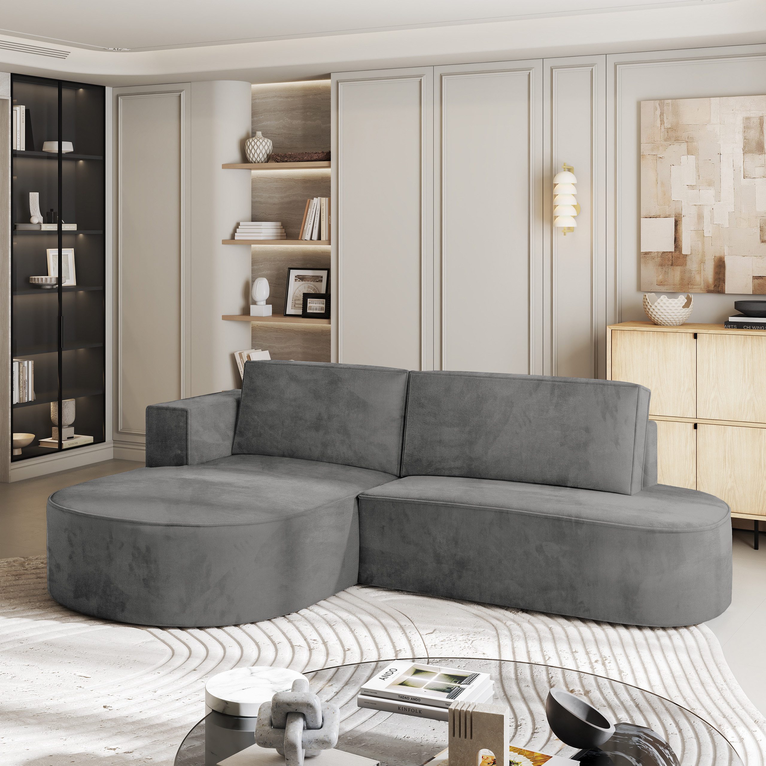 Masseno Ecksofa CORTIO mit Schlaffunktion L-Form, günstig online kaufen