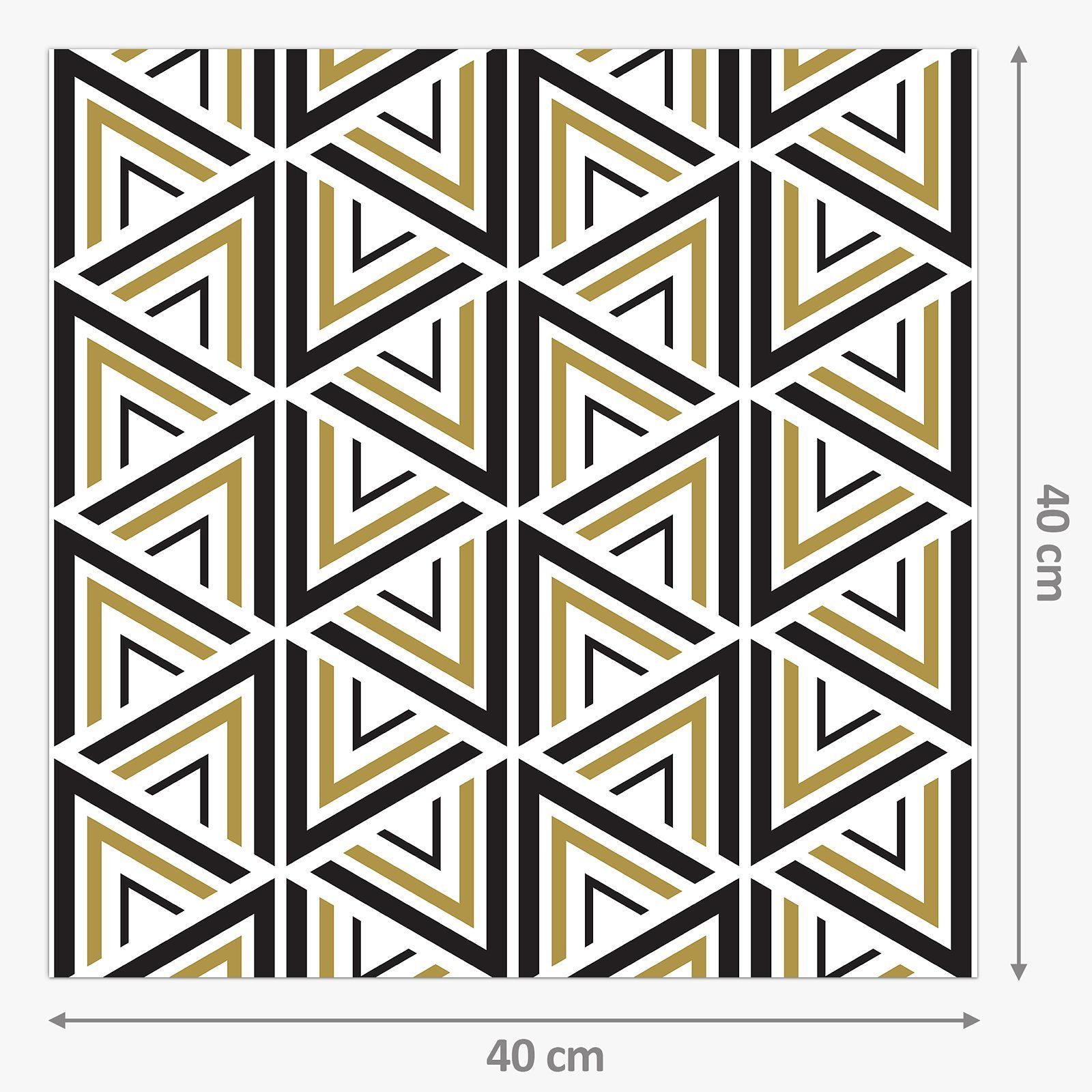 geometrisches Muster Motiv Küchenrückwand mit Spritzschutz Glas Küchenrückwand Primedeco
