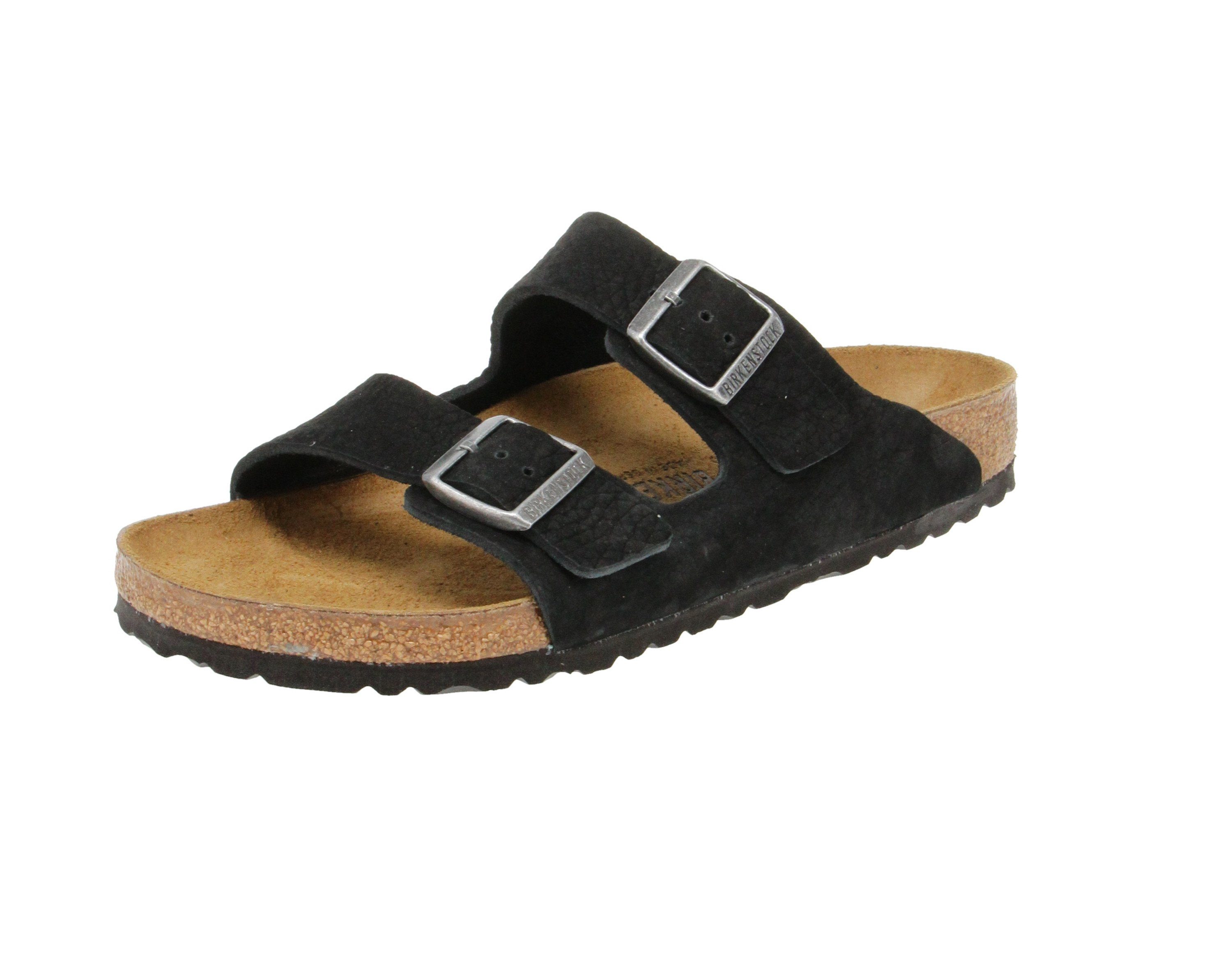 Birkenstock 1020735 Arizona NU Desert-BuckBlack-44 Hausschuh