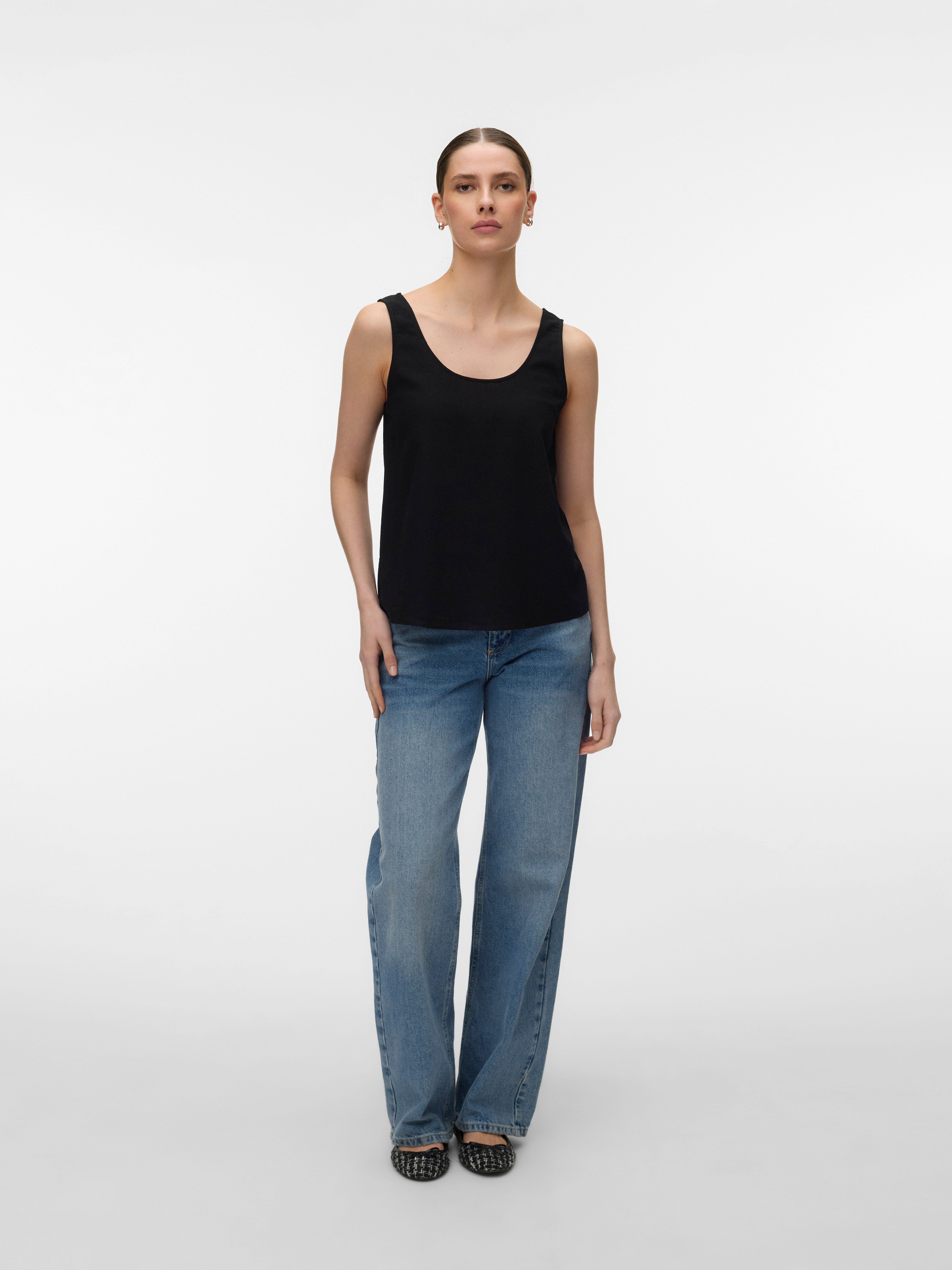 Vero Moda Blusenshirt VMMYMILO S/L TOP WVN GA – Bild 4 von 5