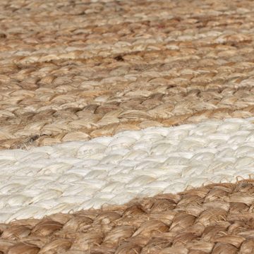 Teppich Grace, FLAIR RUGS, rechteckig, Höhe: 7 mm, aus 100% Jute, fußbodenheizungsgeeignet, mit Bordüre